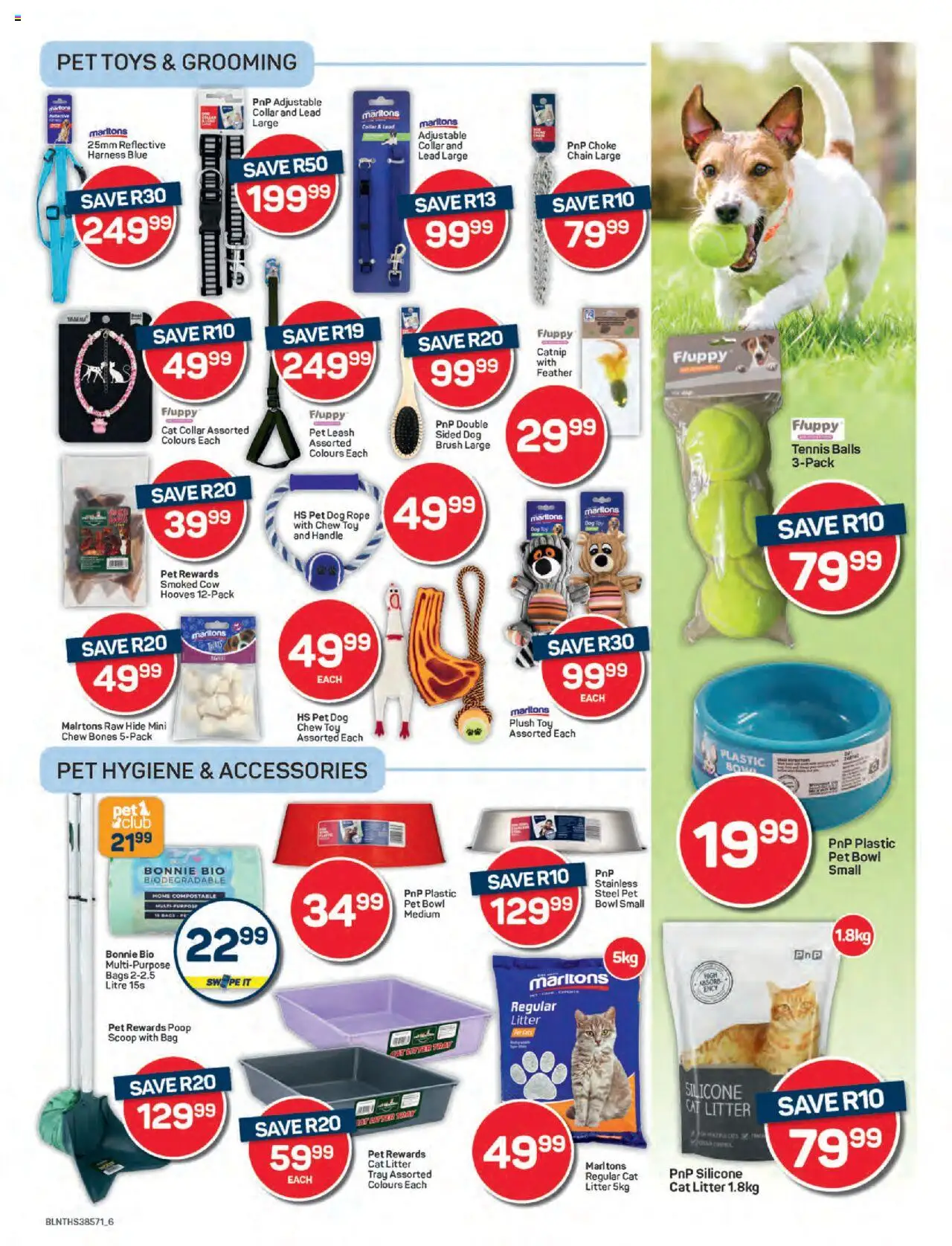 New Pick n Pay catalogue – valid from 22.09.2025 | Page: 6 | Products: Bag, Bowl, Toys, Cat litter