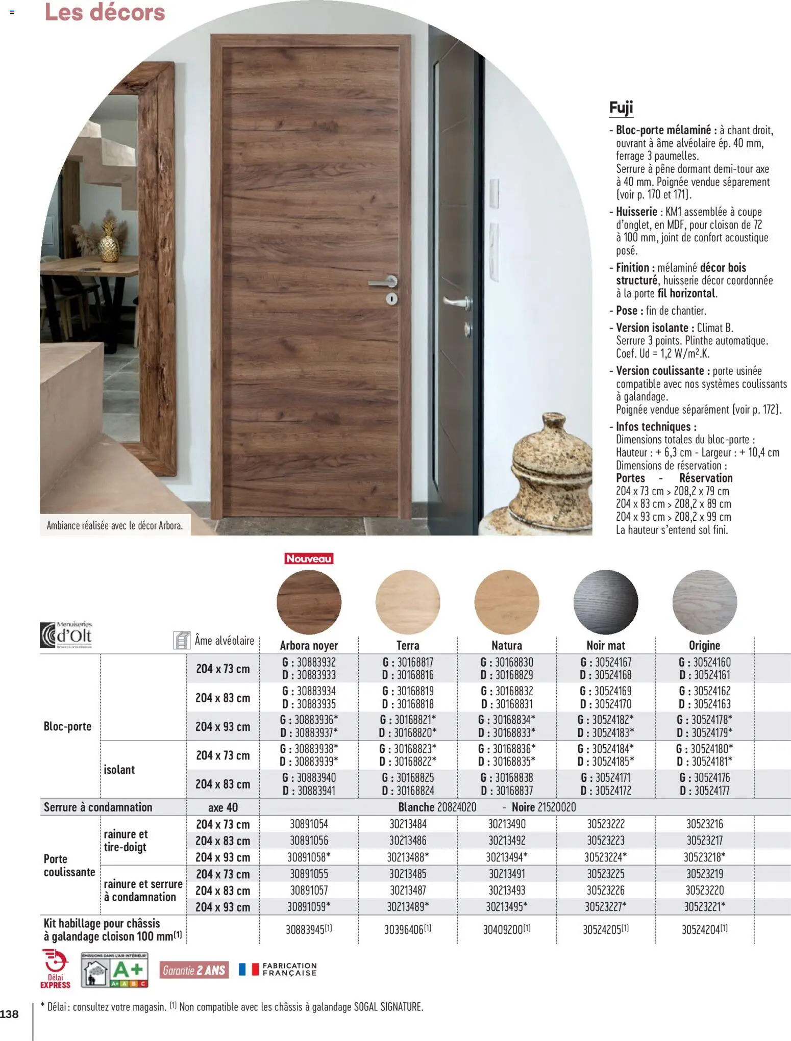 {H1} | Page: 138 | Produits: Plinthe, Porte, Portes