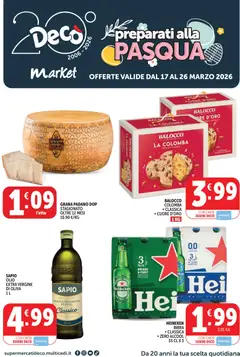 Anteprima del volantino Decò volantino Market Bari valido a partire dal 17.03.2026
