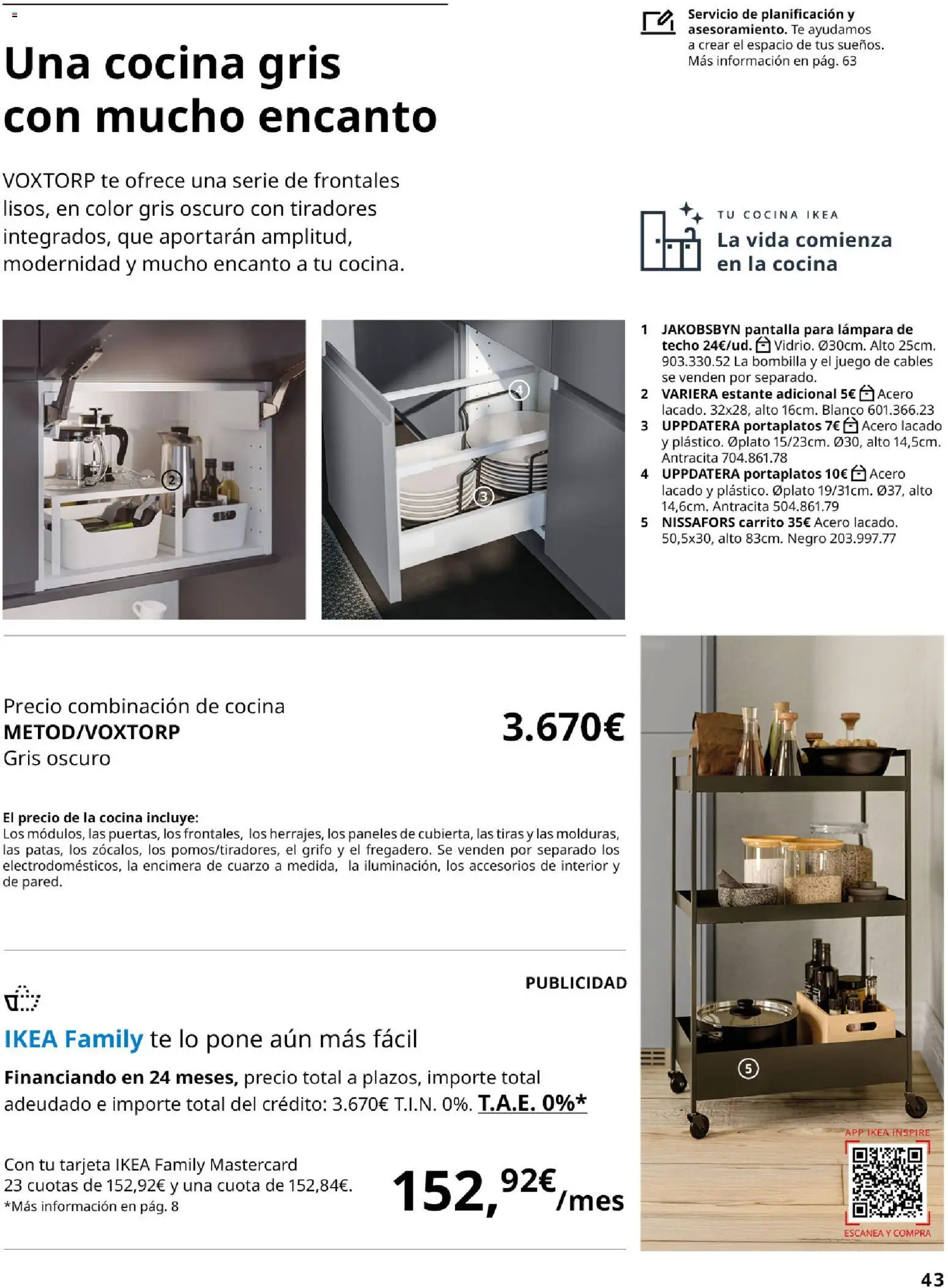 Catálogo IKEA Cocinas │ válido desde el 01.02.2026 | Página: 43 | Productos: Té, Bombilla, Cocina, Lámpara