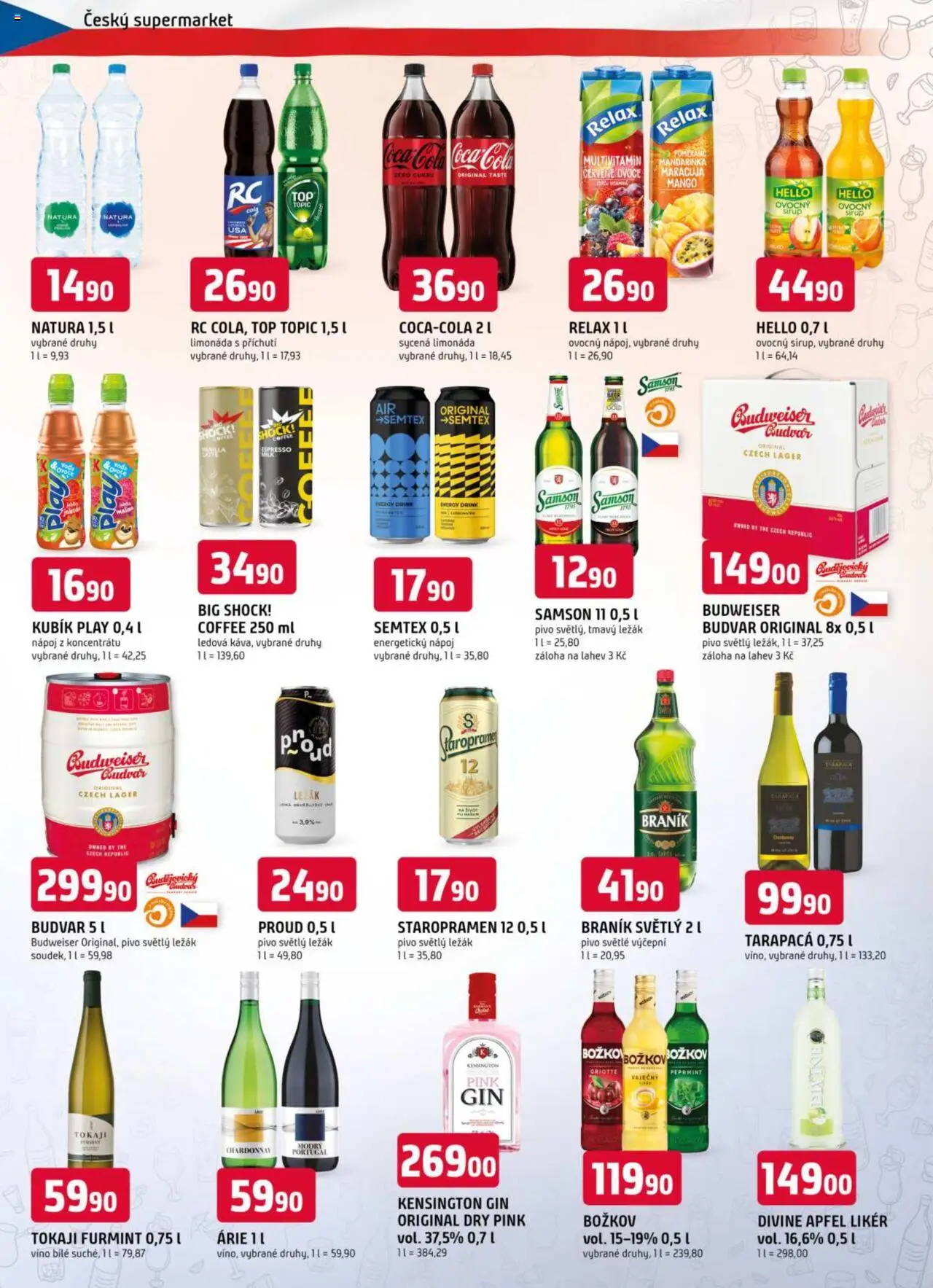 Trefa leták od 08.10.2025 | Strana: 10 | Produkty: Sirup, Láhev, Cola, Big Shock