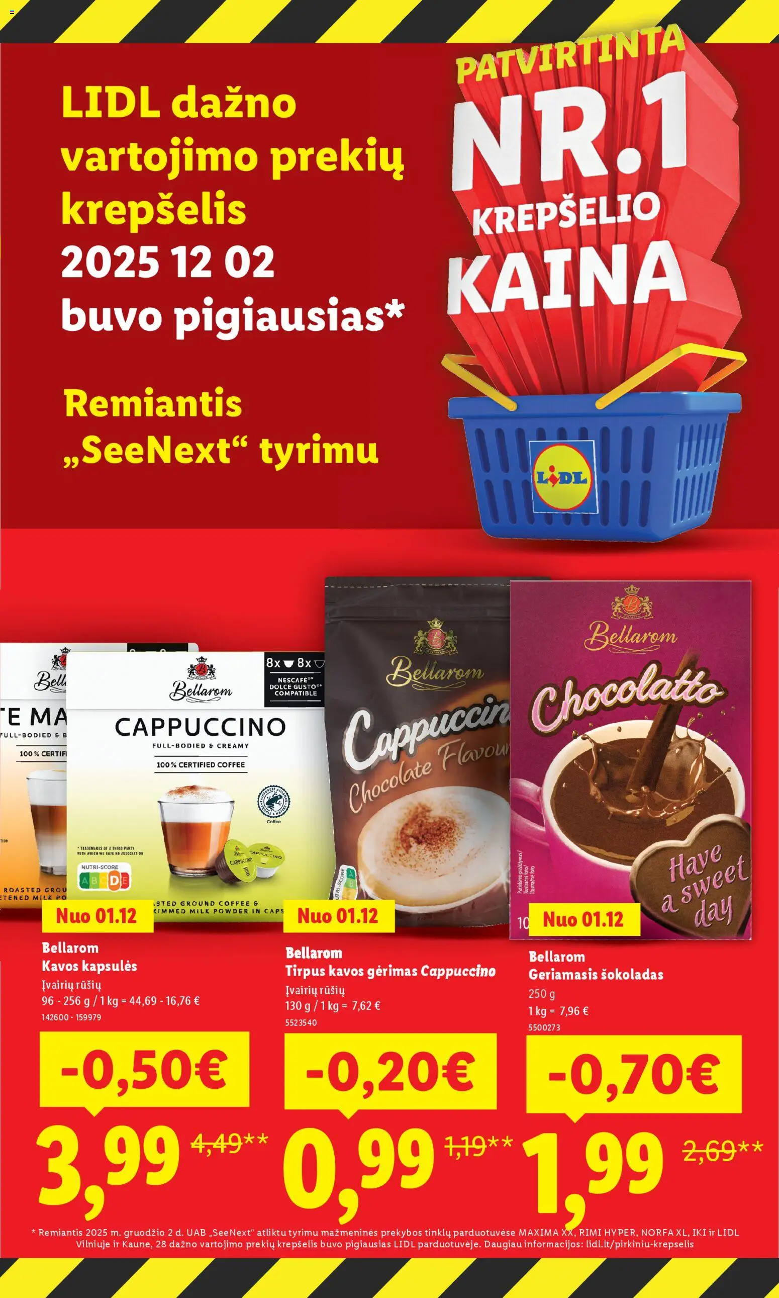 LIDL akcijos nuo 12.01.2026 | Puslapis: 3 | Prekių: Šokoladas, Krepšelis