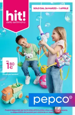 Anteprima del volantino Pepco volantino valido a partire dal 26.03.2026
