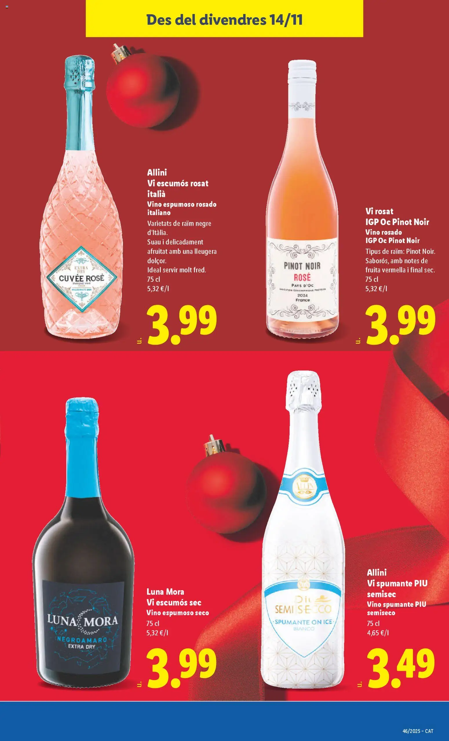 Lidl folleto │ válido desde el 10.11.2025 | Página: 43 | Productos: Vino rosado, Vino