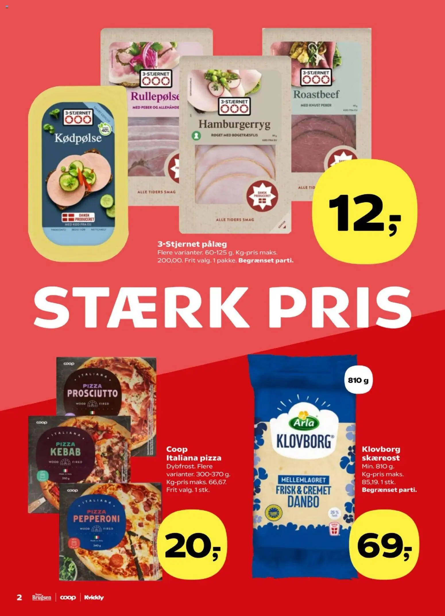 Kvickly tilbudsavis – gyldig fra 17.04.2026 | Side: 2 | Produkter: Kebab, Pålæg, Rullepølse, Roastbeef