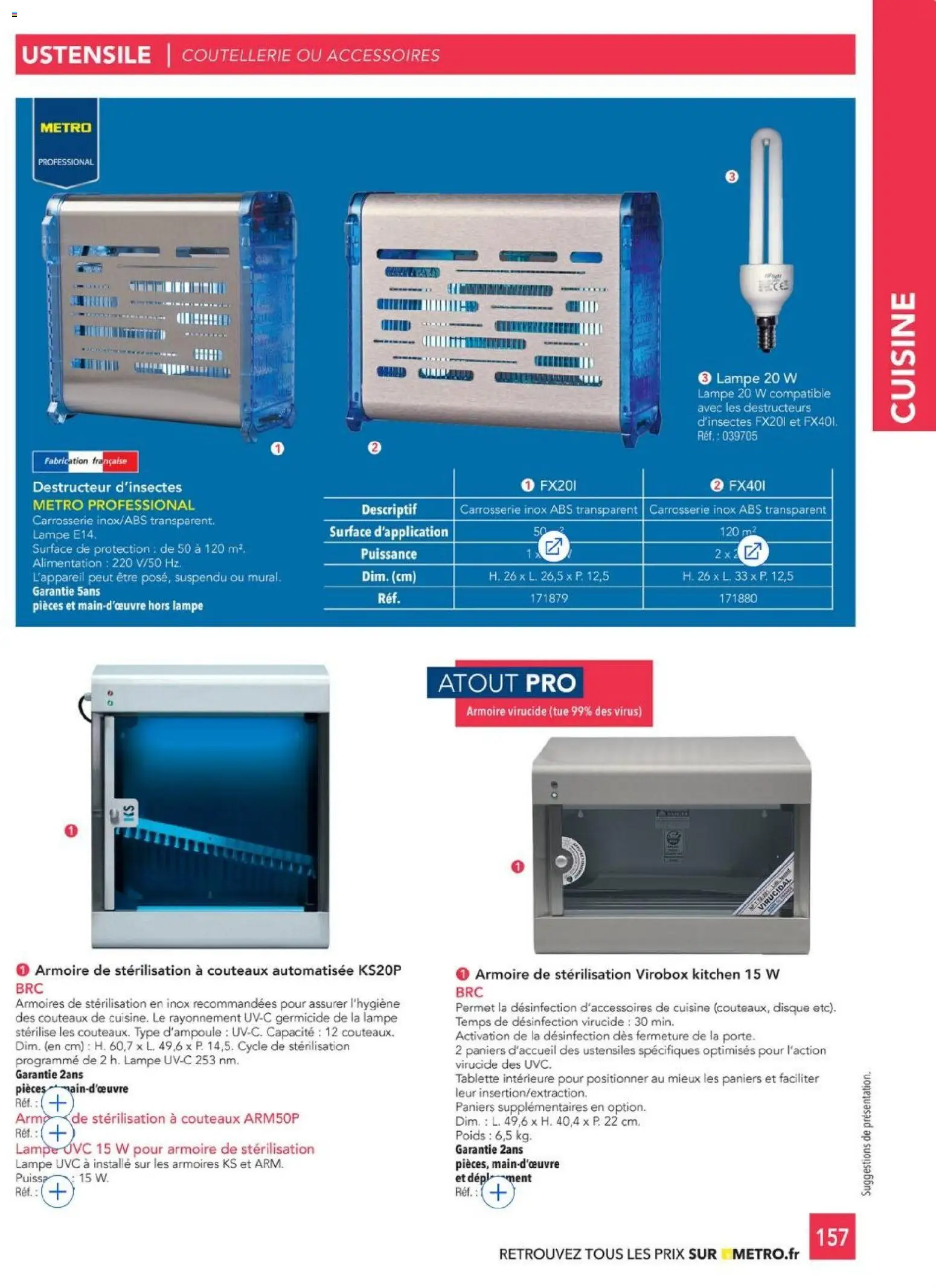 {H1} | Page: 157 | Produits: Tablette, Poids, Armoire, Lampe