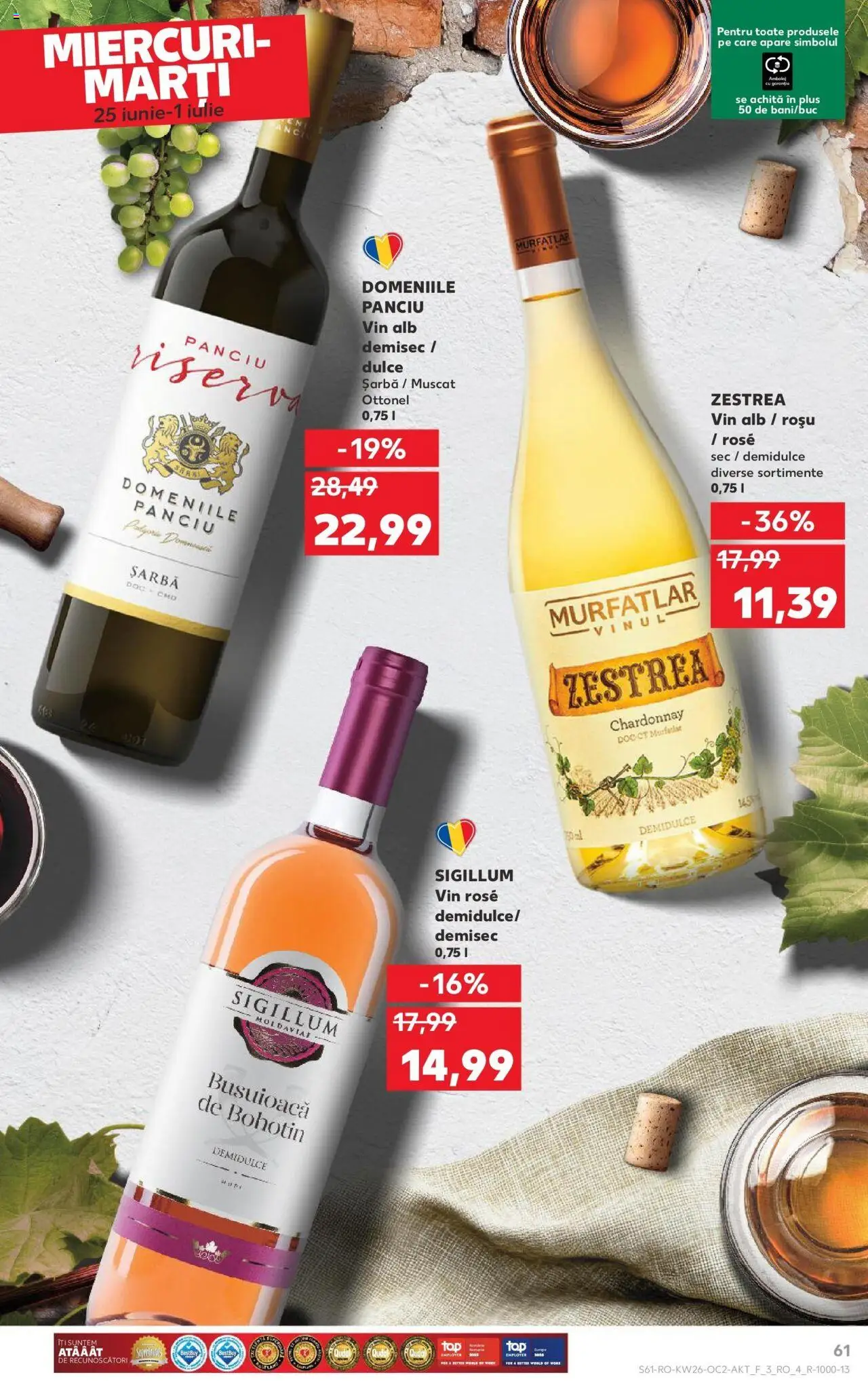 Catalog Kaufland - Bucureşti – valabil de la 25.06.2025 | Pagină: 61 | Produse: Vin