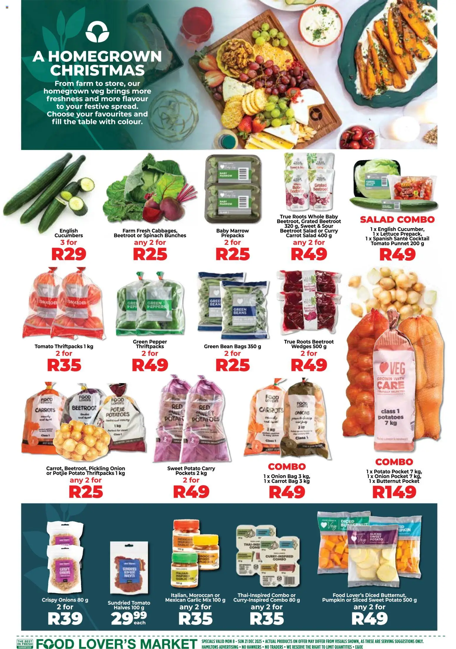 New Food Lover's Market catalogue – valid from 08.12.2025 | Page: 2 | Products: Carrots, Cucumbers, Salad, Lettuce