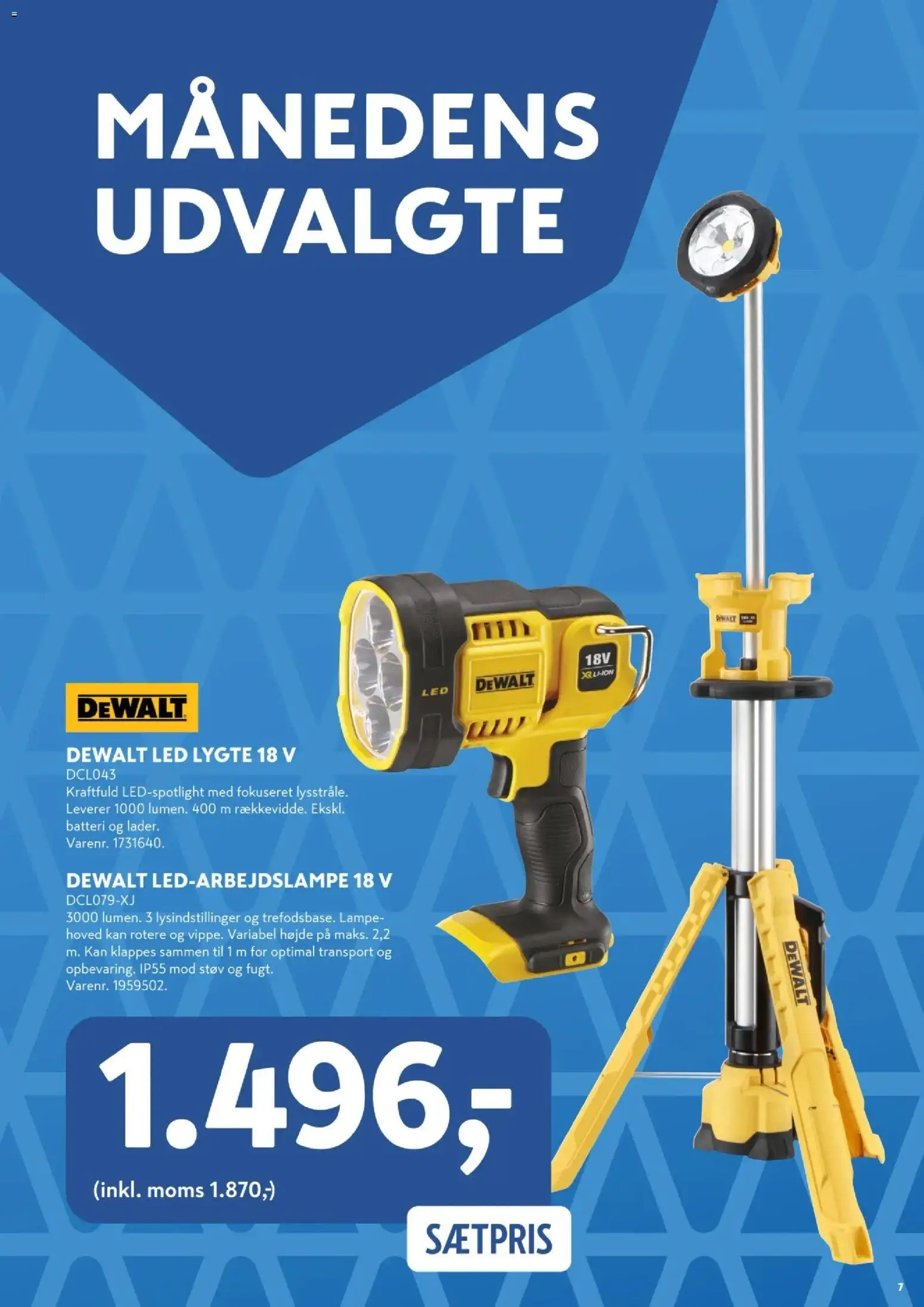 Davidsen tilbudsavis – gyldig fra 02.11.2025 | Side: 7 | Produkter: Lampe, Batteri