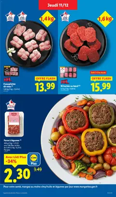 LIDL - Prévisualisation de 8 paupiettes de veau, 1,04 kg valide à partir de 11.12.2025 | Page: 9 | Produits: Paupiettes de veau, Viande, Porc