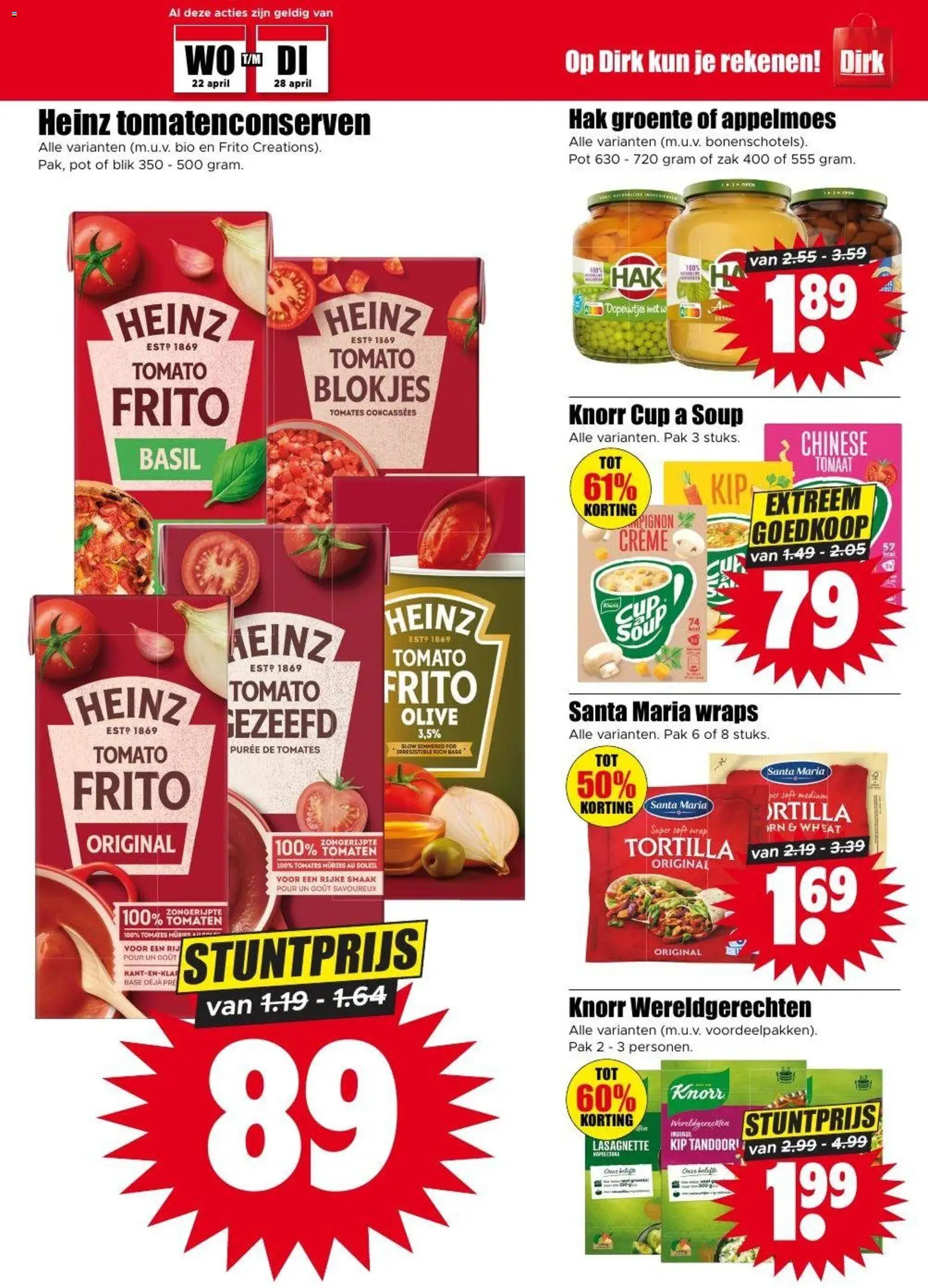 {H1} | Pagina: 15 | Producten: Tomaten, Pot, Zak, Kip