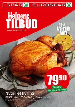 Forhåndsvisning av Spar Helgens Tilbud gyldig fra 14.08.2025