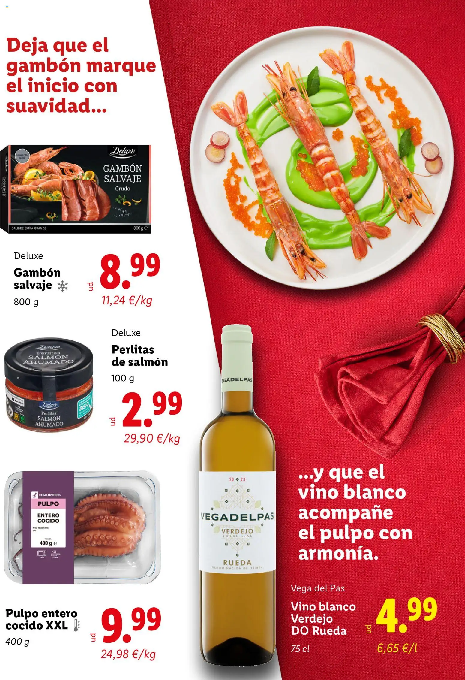 Lidl - Navidad Canarias │ válido desde el 20.11.2025 | Página: 21 | Productos: Vino, Salmón ahumado