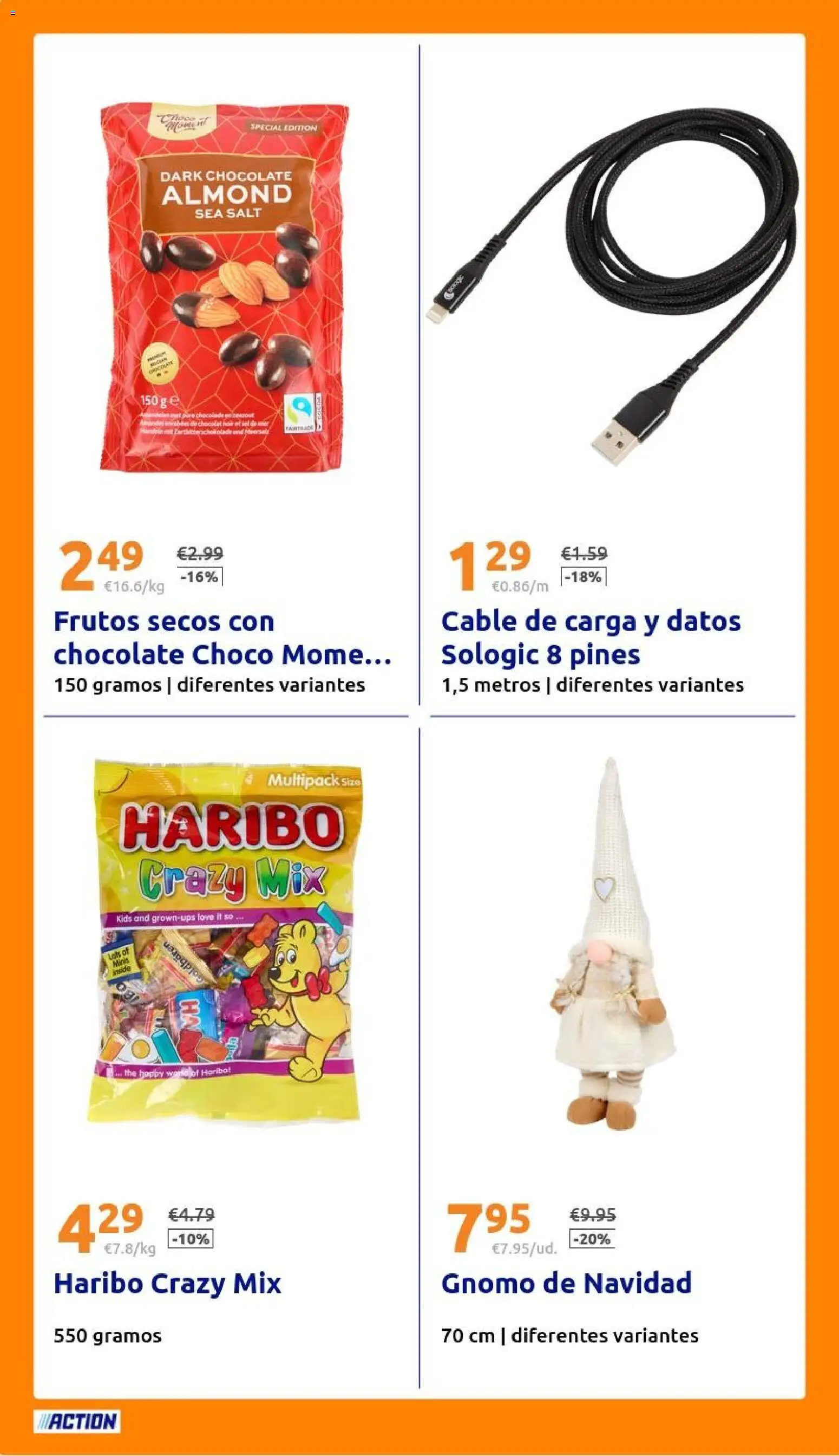 Action - Action ES week 45 2025 │ válido desde el 05.11.2025 | Página: 26 | Productos: Chocolate, Frutos secos, Cable