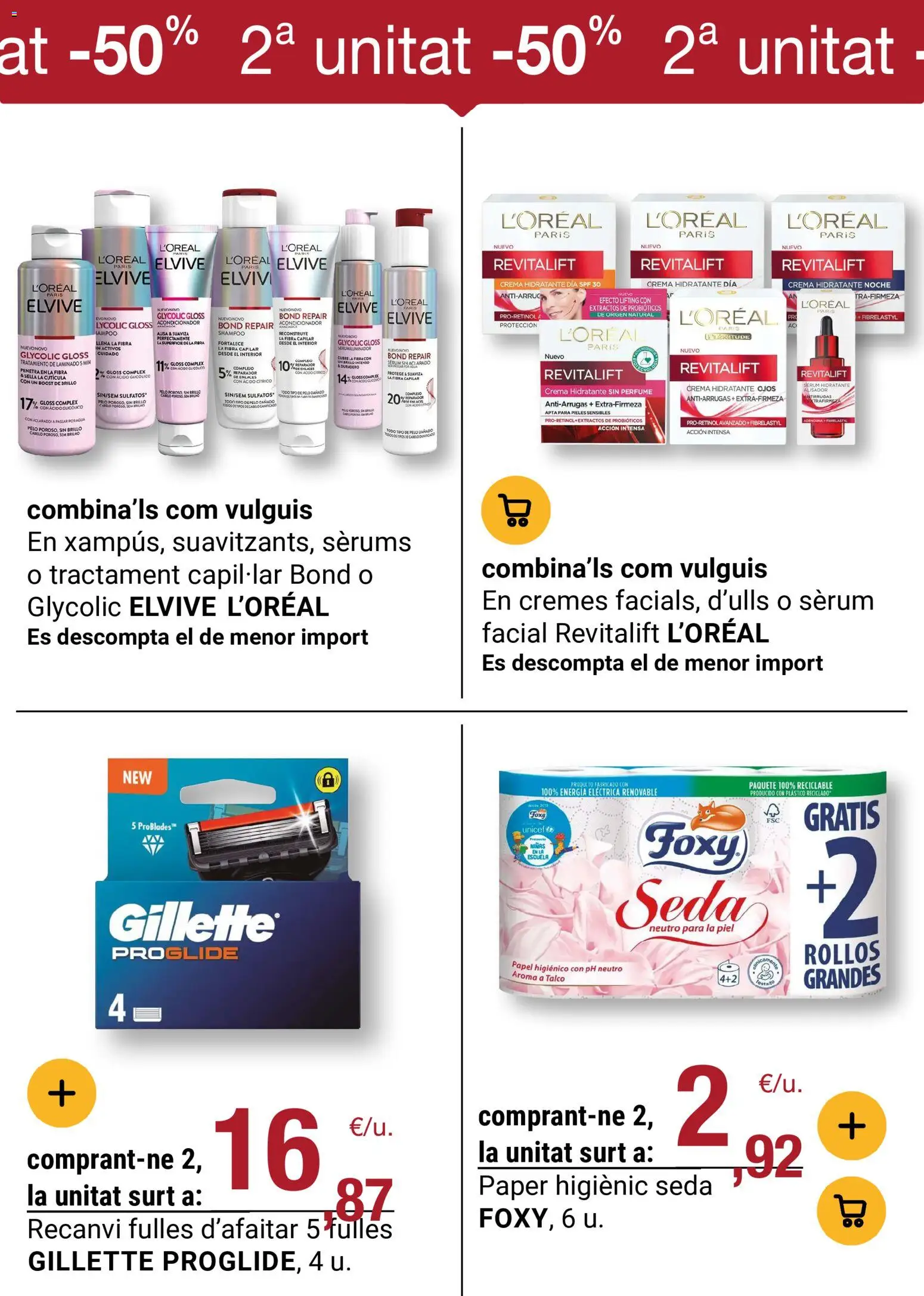 Bonpreu - Folleto │ válido desde el 03.02.2026 | Página: 28 | Productos: Acondicionador, Sérum, Crema, Crema hidratante