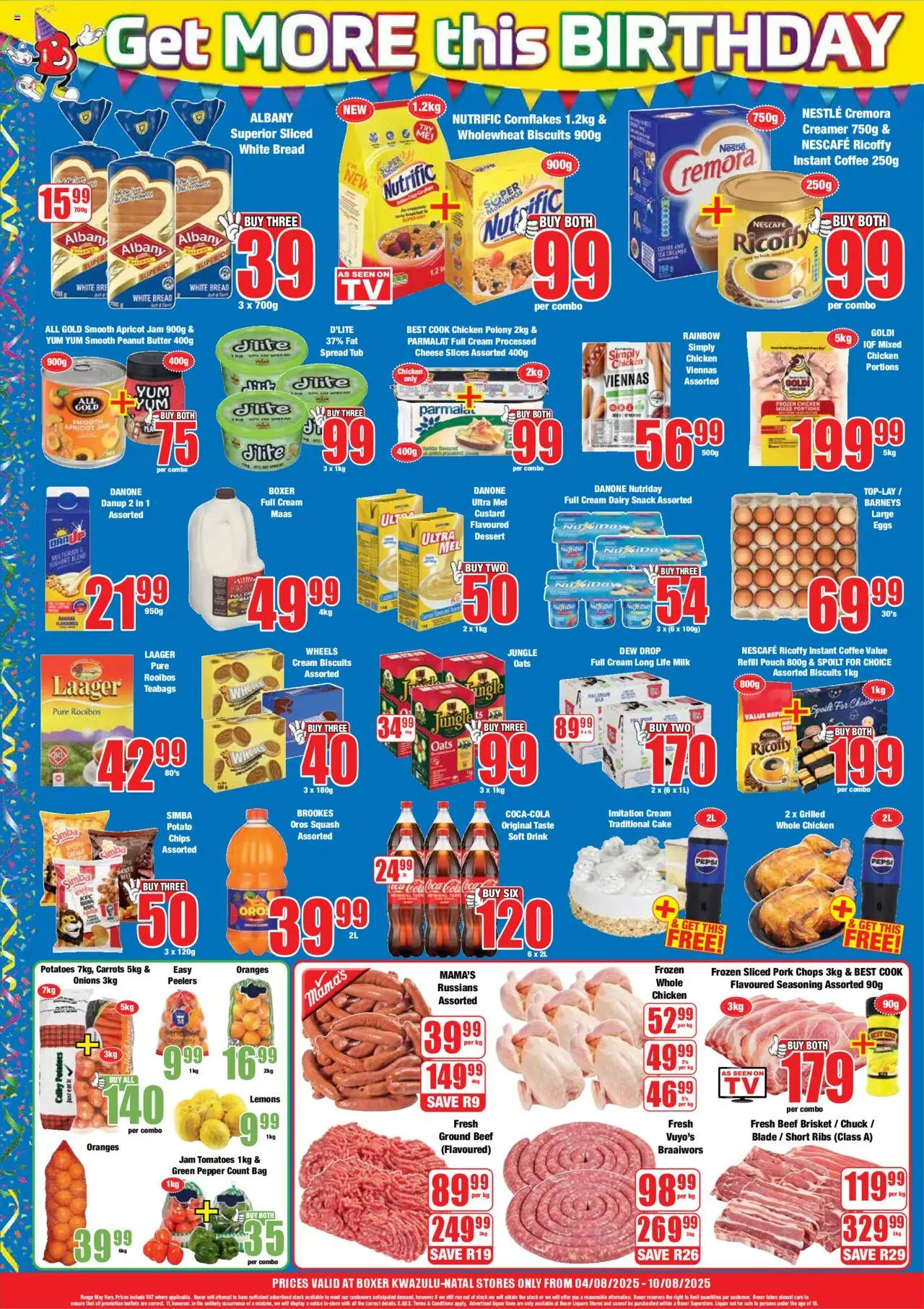 Boxer - KwaZulu-Natal - Weekly Specials │ valid from 04.08.2025 | Page: 2 | Products: Jam, Creamer, Stock, Estuche organizador de viaje