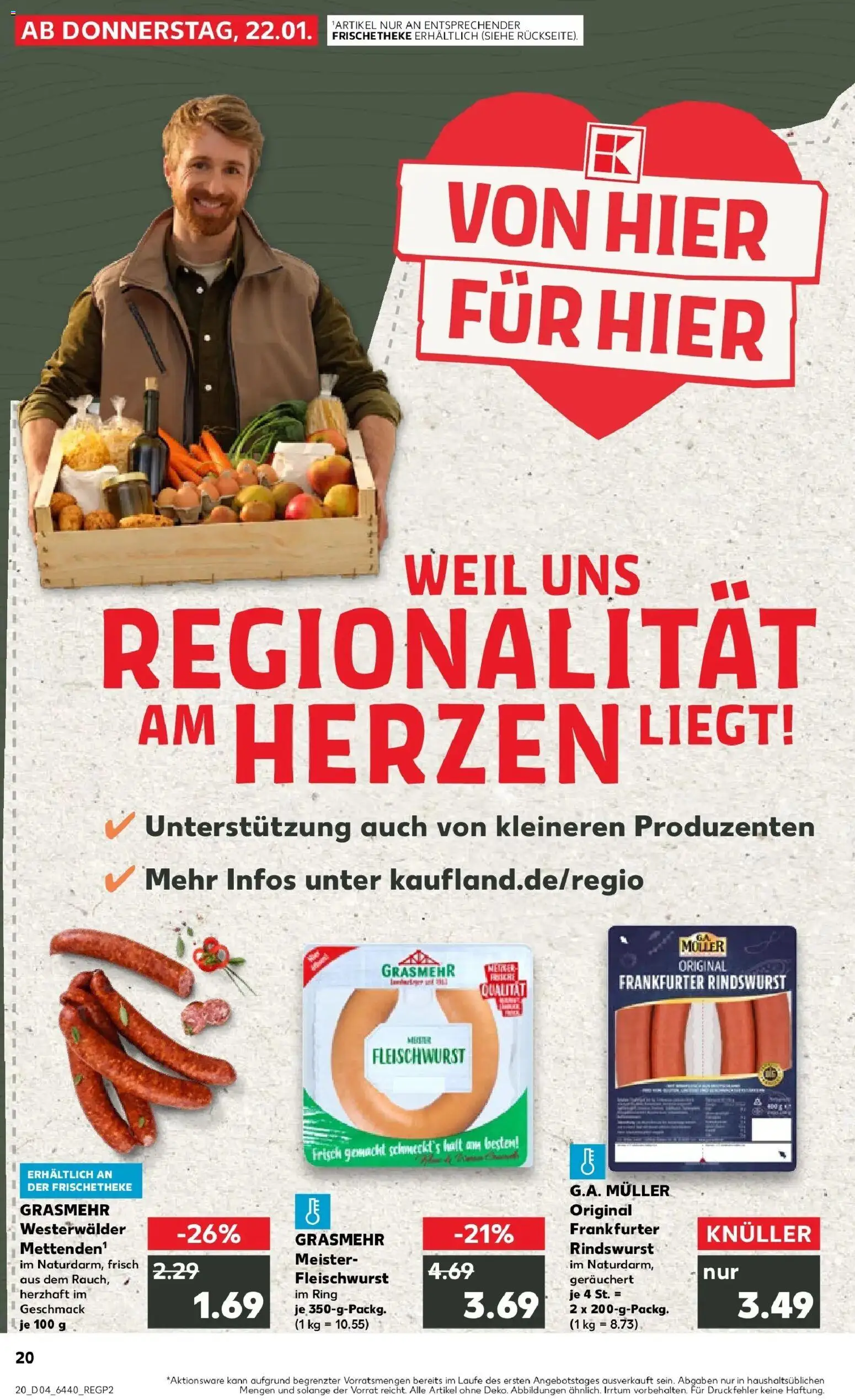 Kaufland prospekt Rüsselsheim Am Main	 – gültig ab 25.01.2026 | Seite: 20