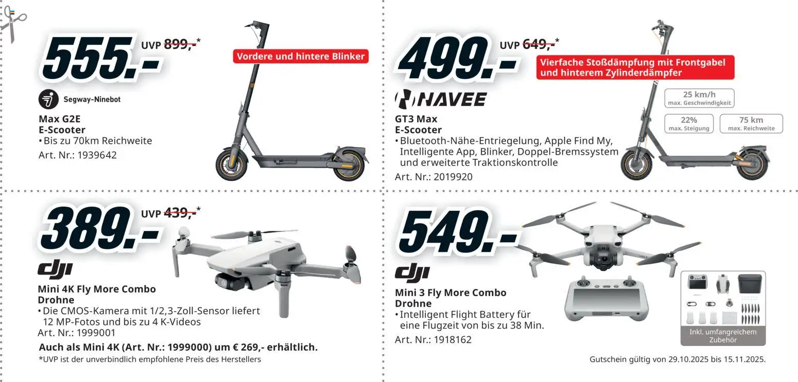 Media Markt Angebote gültig ab 29.10.2025 | Seite: 31 | Produkte: Apple