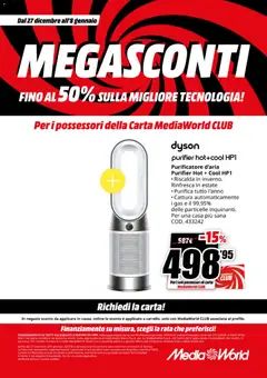Anteprima del volantino Volantino Media World	 valido a partire dal 27.12.2025 | Pagina: 50