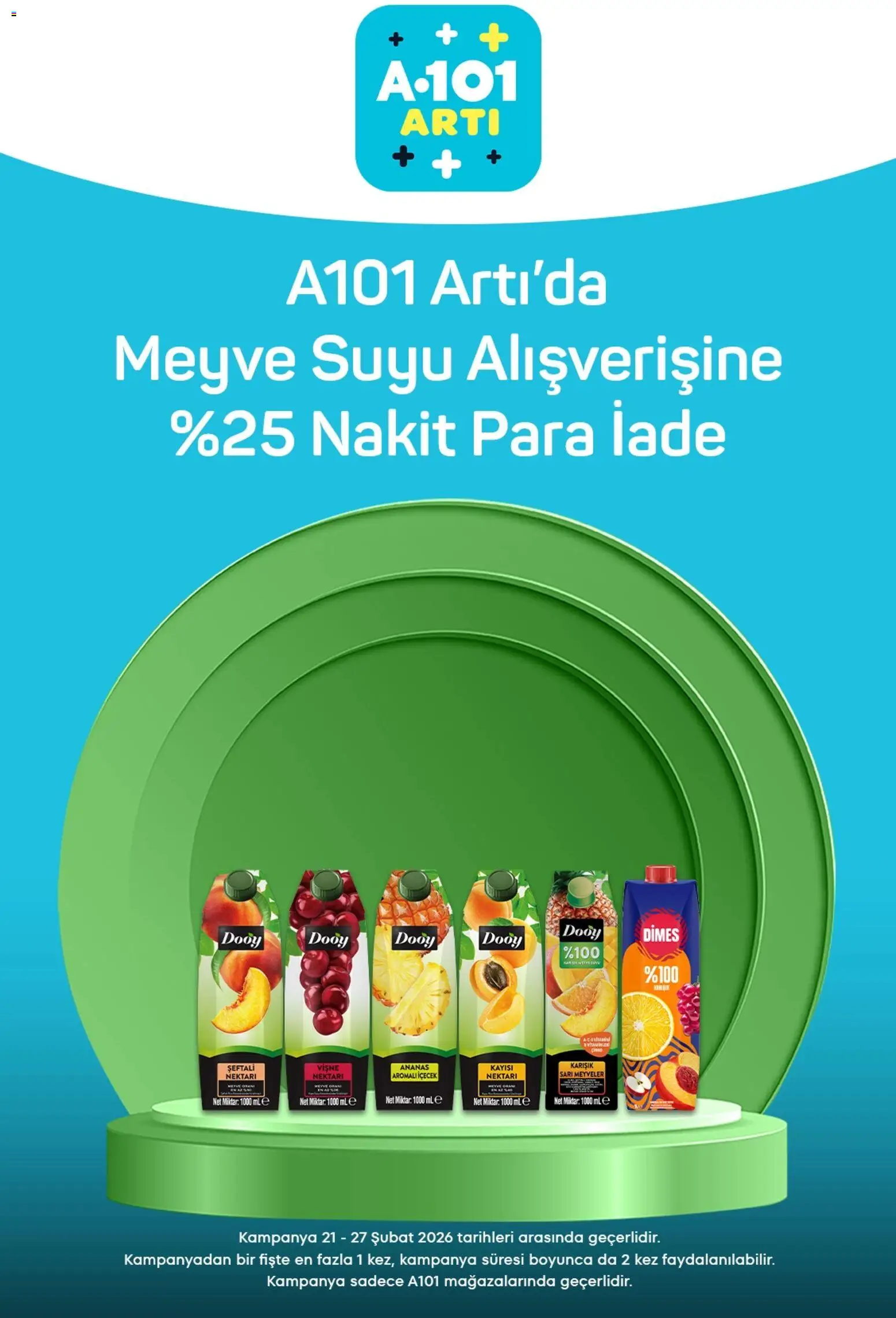 A101 Arti - 21.02.2026 tarihinden itibaren geçerlidir | Sayfa: 4 | Ürünler: Ananas, Meyve, Kayısı, Şeftali