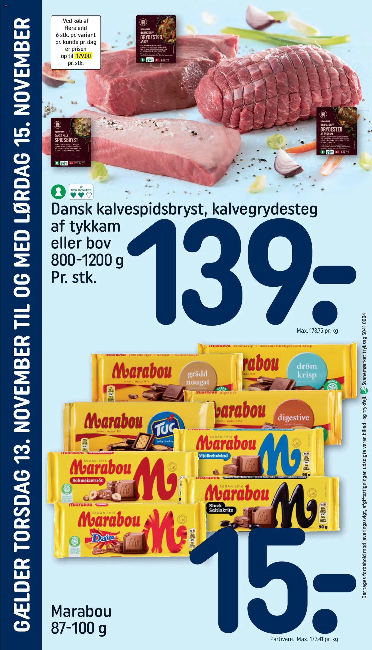Rema 1000 tilbudsavis – gyldig fra 13.11.2025 | Side: 4 | Produkter: Nougat