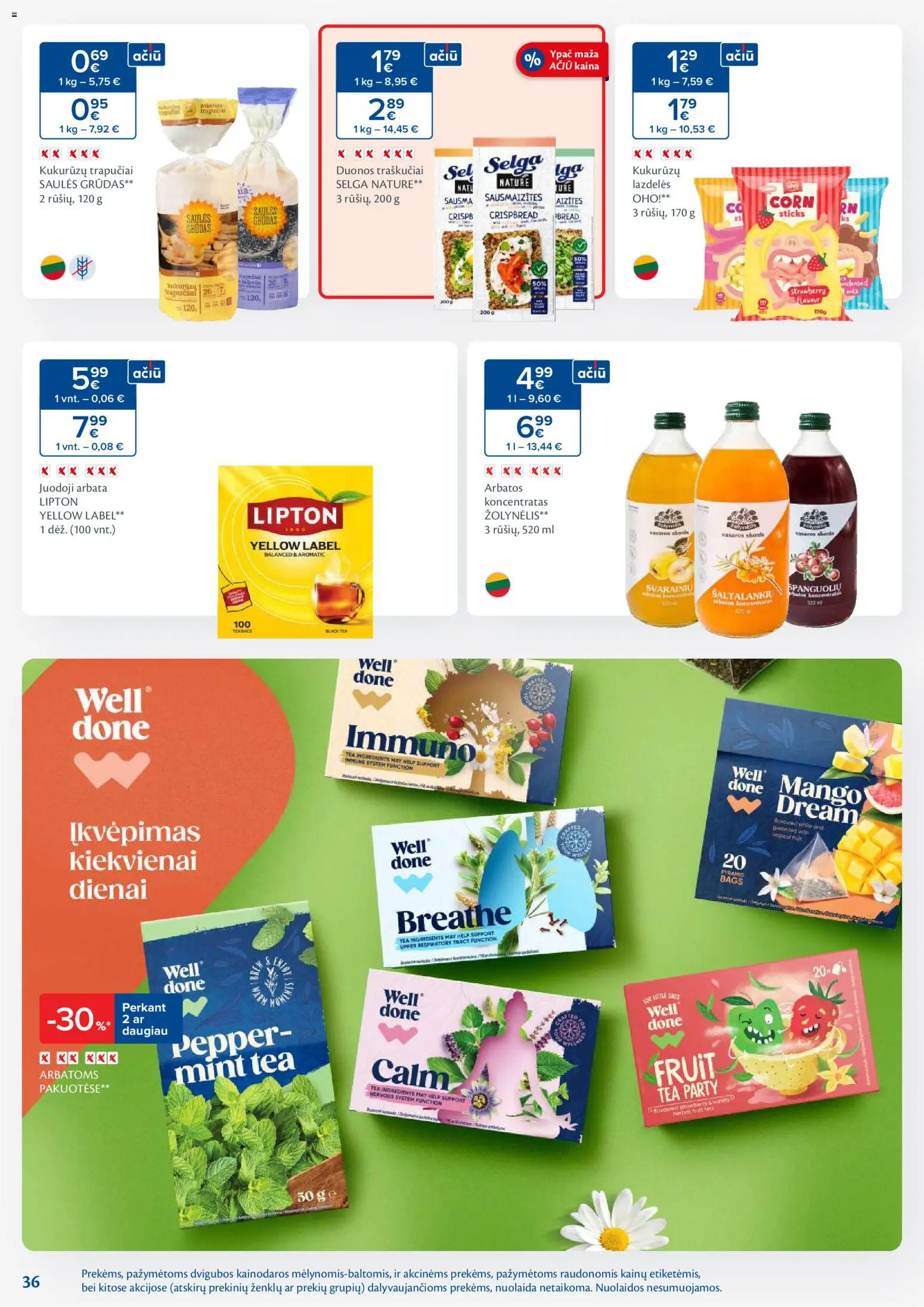MAXIMA akcijos nuo 18.11.2025 | Puslapis: 36 | Prekių: Arbata, Traškučiai