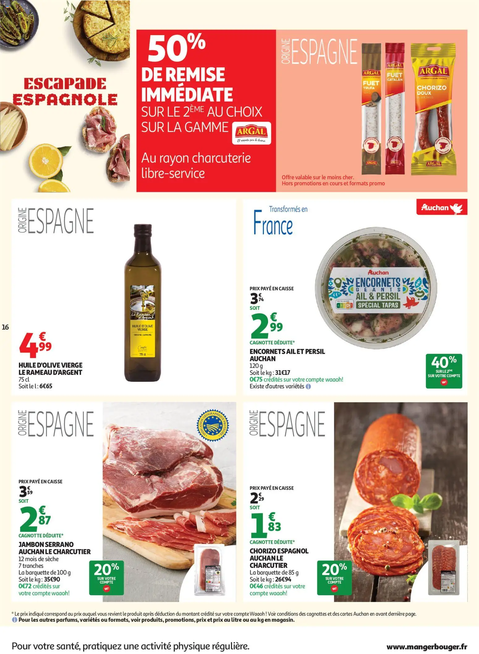 {H1} | Page: 16 | Produits: Chorizo, Huile D'olive, Huile, Jambon
