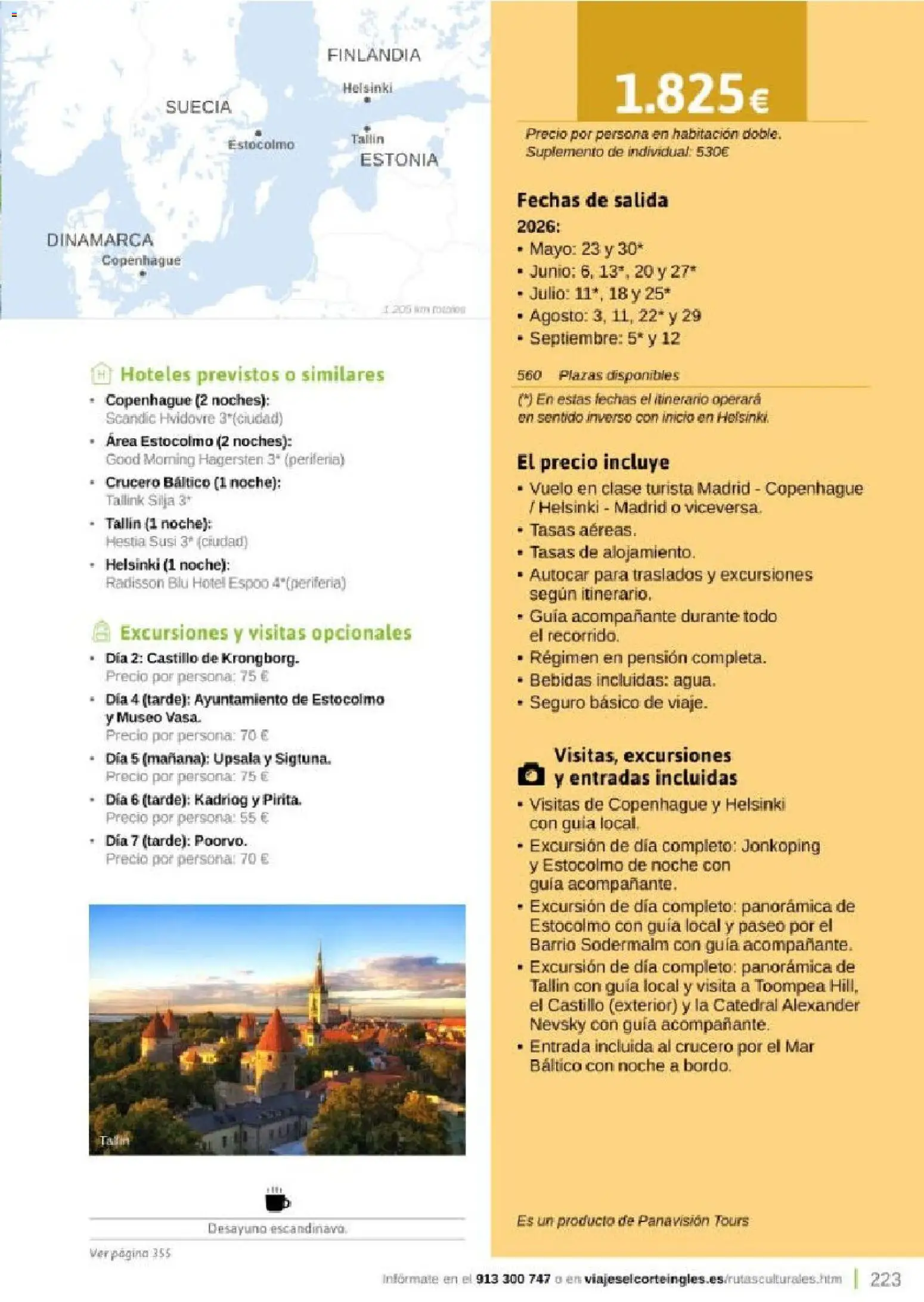 Viajes El Corte Inglés Rutas Culturales de la Comunidad de Madrid │ válido desde el 01.04.2026 | Página: 223