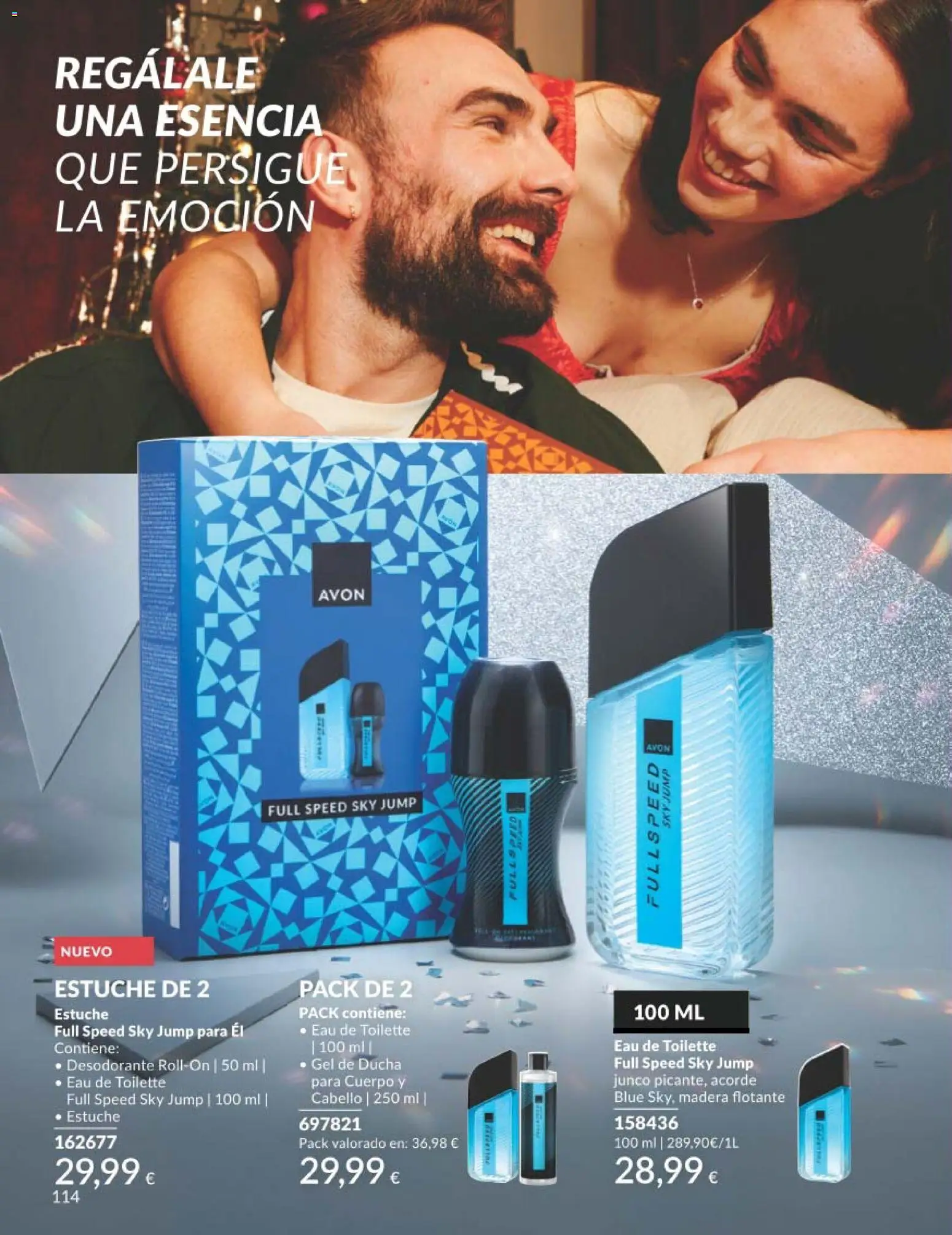 Catálogo AVON campaña 11 Black Friday │ válido desde el 01.11.2025 | Página: 114 | Productos: Eau de toilette, Gel de ducha, Desodorante, Ducha