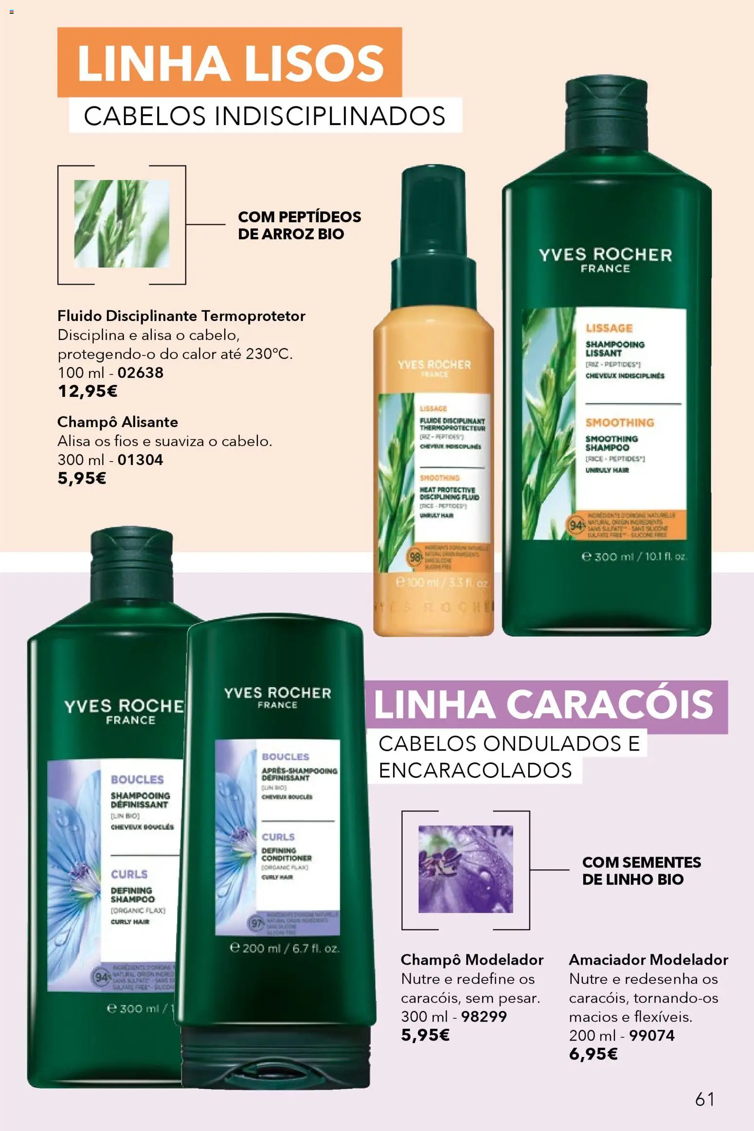 Yves Rocher catálogo 4 │ válido de 12.03.2026 | Página: 61 | Produtos: Shampoo, Arroz