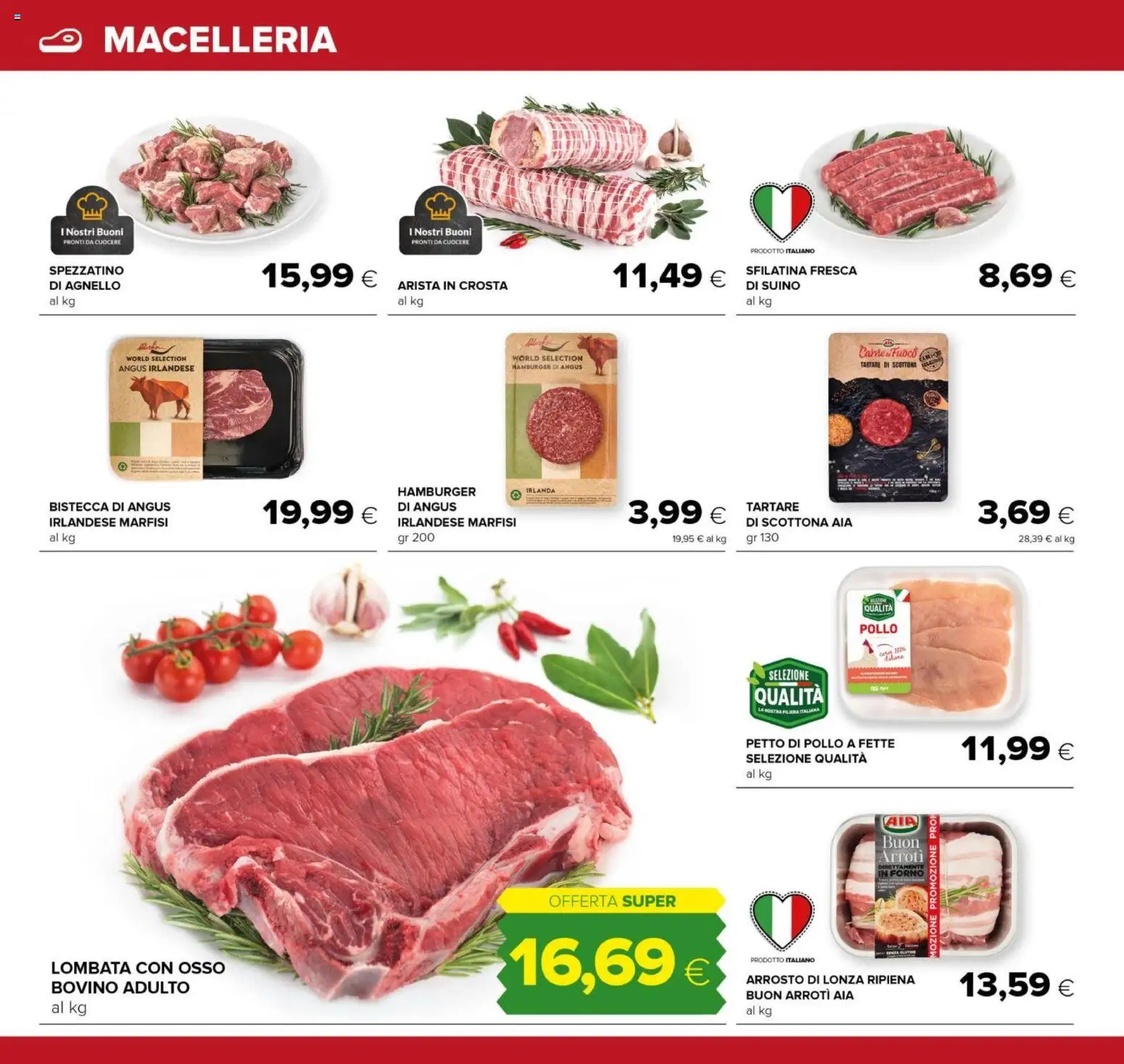 Volantino Tigre del 15.12.2025 | Pagina: 14 | Prodotti: Bovino, Arrosto, Forno, Agnello