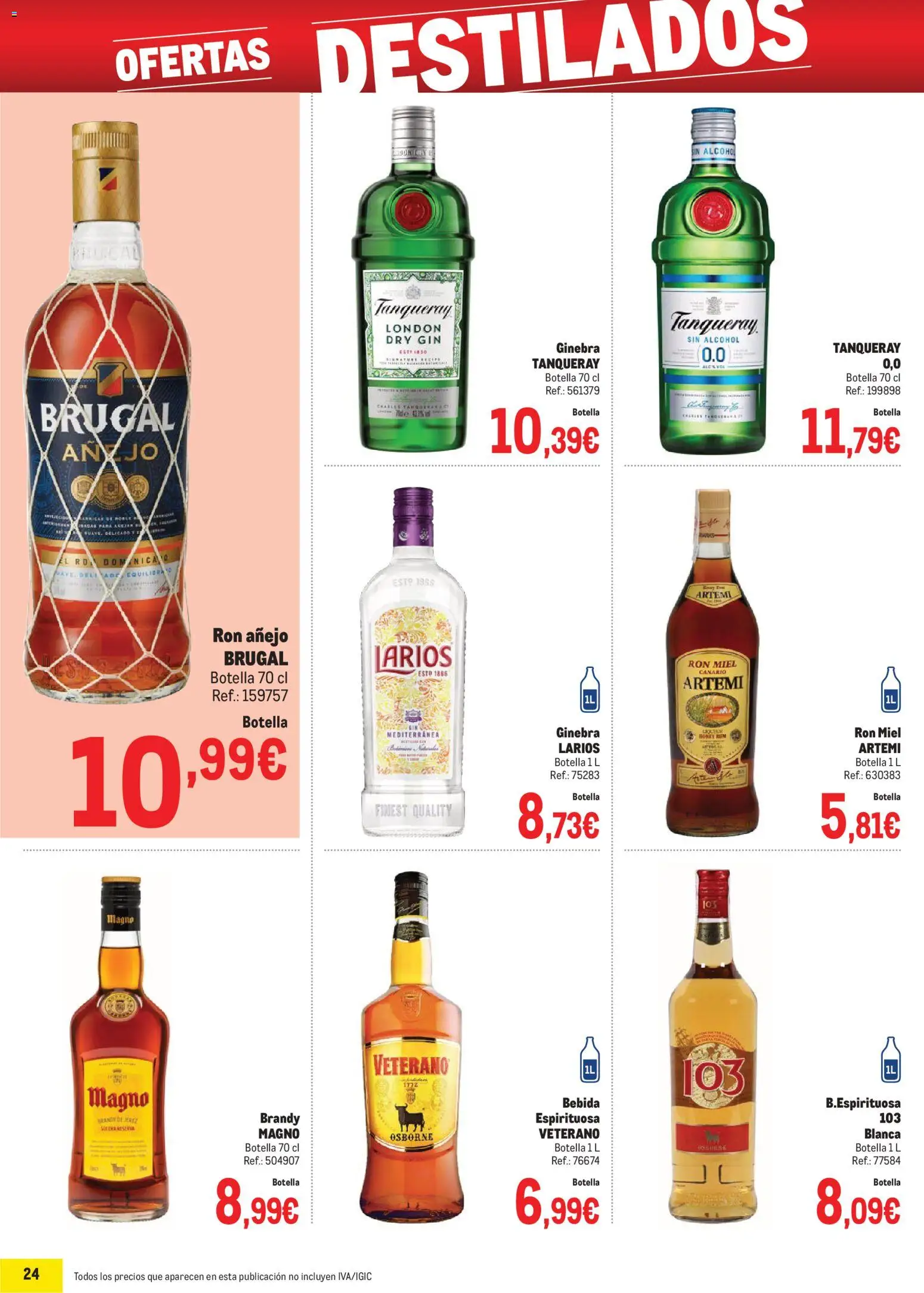 Makro - Precios Canarias │ válido desde el 06.01.2026 | Página: 24 | Productos: Ψηφιακή κάμερα, Ron, Ginebra, Μαύρο πιπέρι