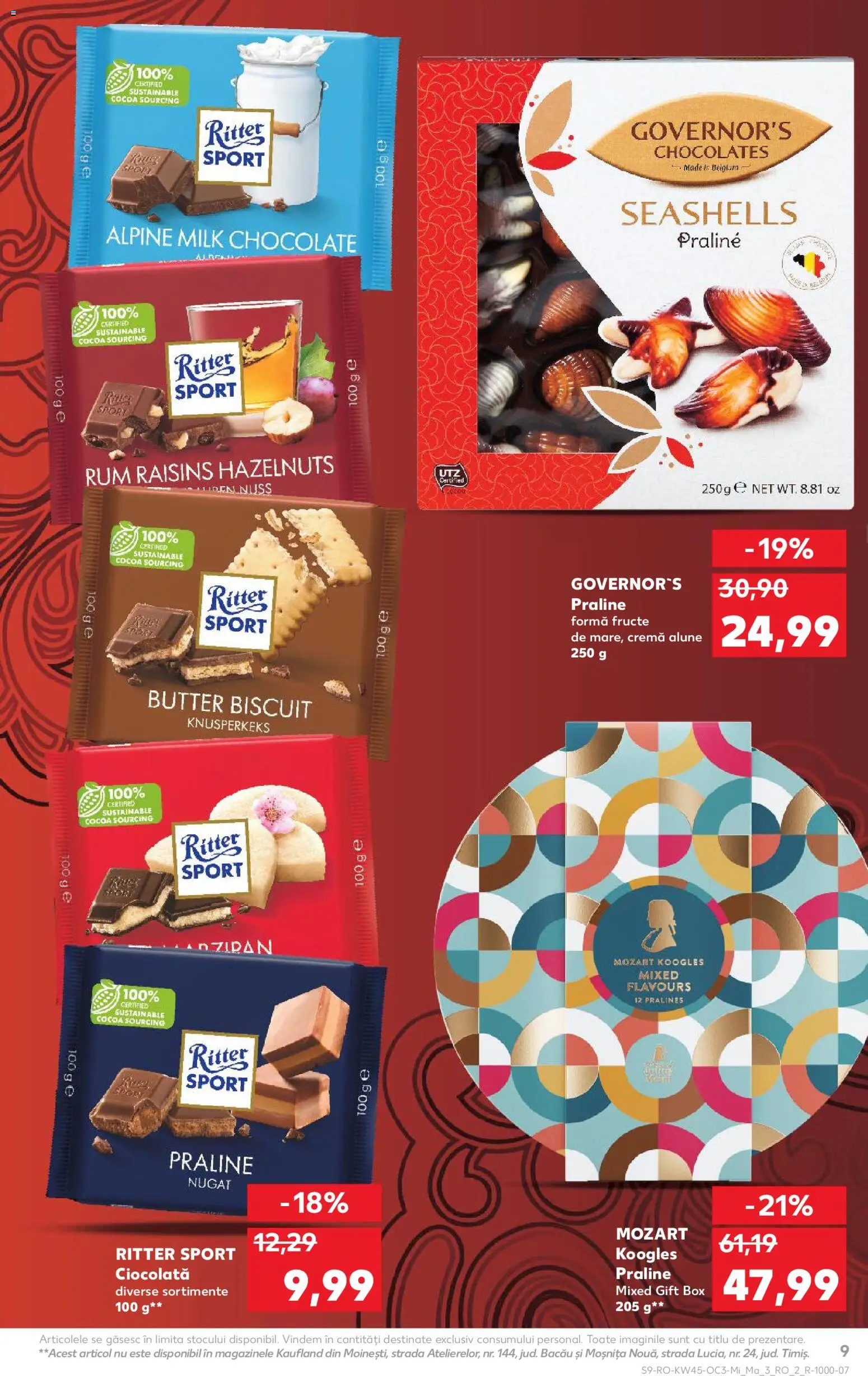 Noul catalog Kaufland – valabil de la 05.11.2025 | Pagină: 9 | Produse: Alune, Cremă, Ciocolată, Fructe