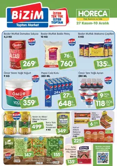 27.11.2025 tarihinden itibaren geçerli olan Bizim Toptan kataloğu önizlemesi