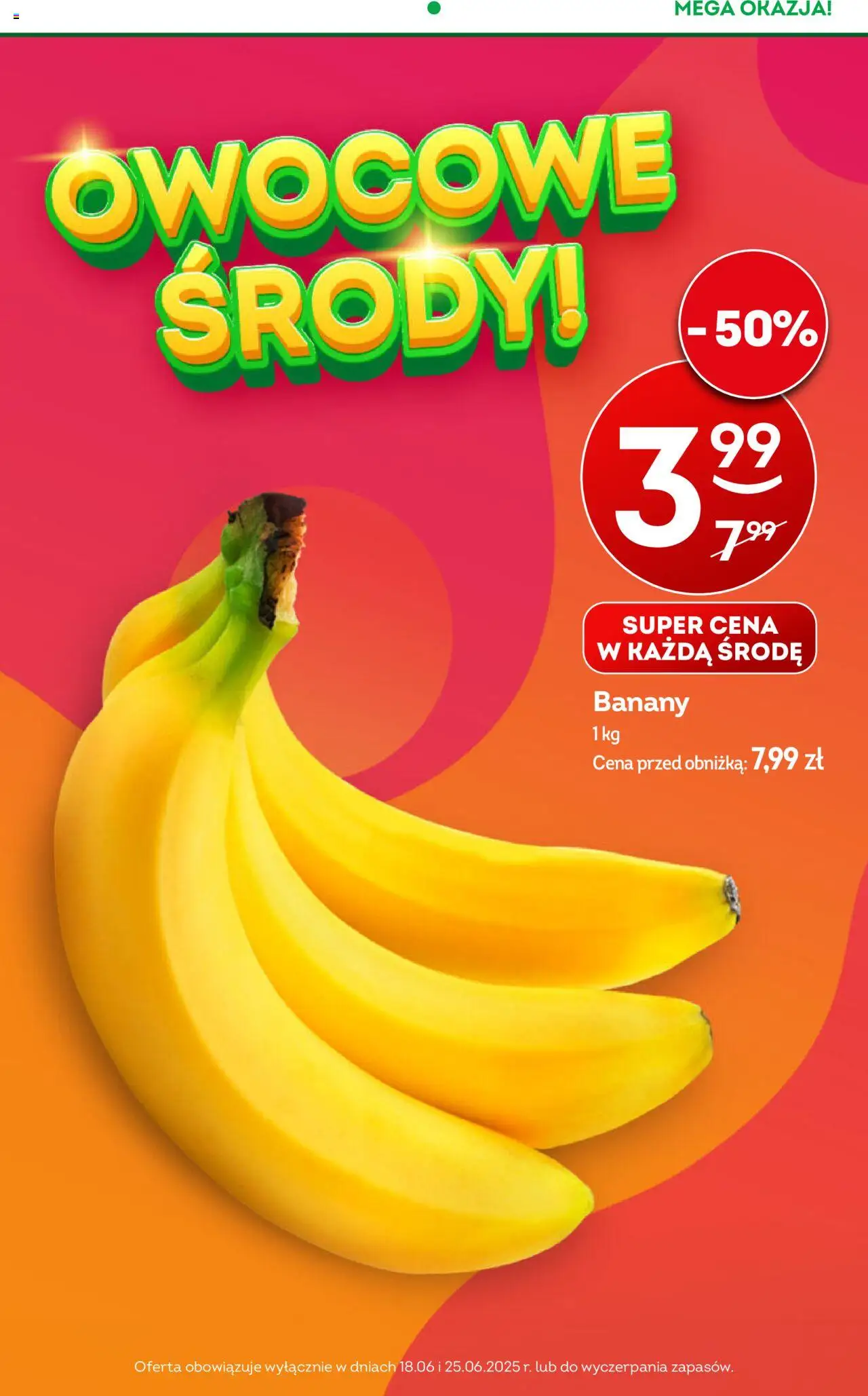 Żabka Gazetka od 18.06.2025 | Strona: 61 | Produkty: Arbuz, Brzoskwinie, Ziemniaki, Owoce
