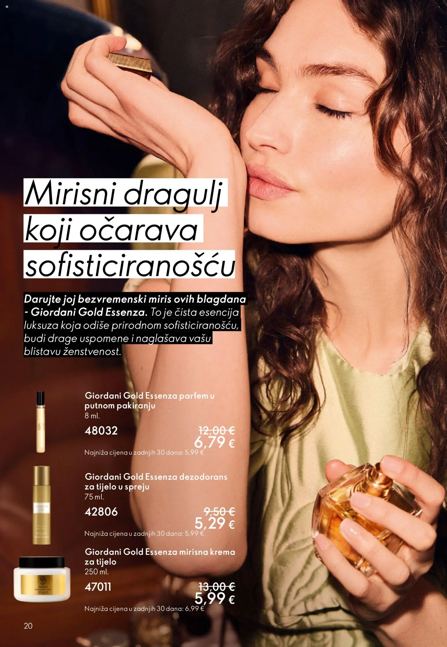 Oriflame katalog | vrijedi od 19.11.2025 | Stranica: 20 | Proizvodi: Miris, Krema za tijelo, Dezodorans, Krema