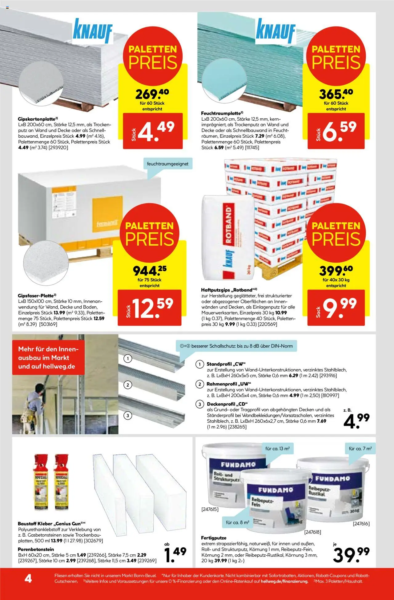Hellweg Prospekt – gültig ab 22.09.2025 | Seite: 4 | Produkte: Decke