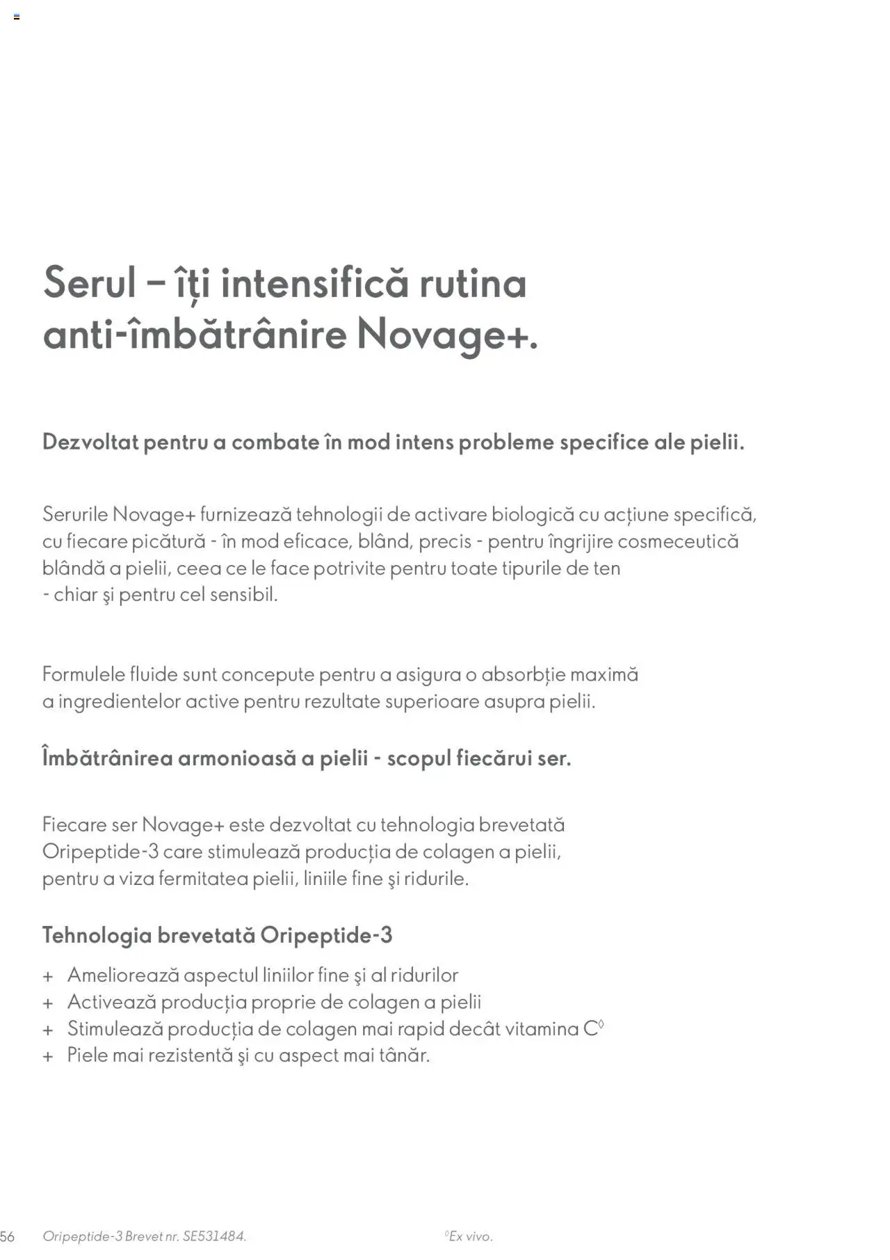 Oriflame catalog - Ghidul NOVAGE+ – valabil de la 01.03.2023 | Pagină: 56