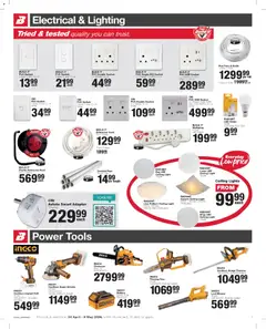 Build It specials catalogue – valid from 24.04.2026 | Page: 5 | Products: Globe, Battery, Charger, Angle grinder