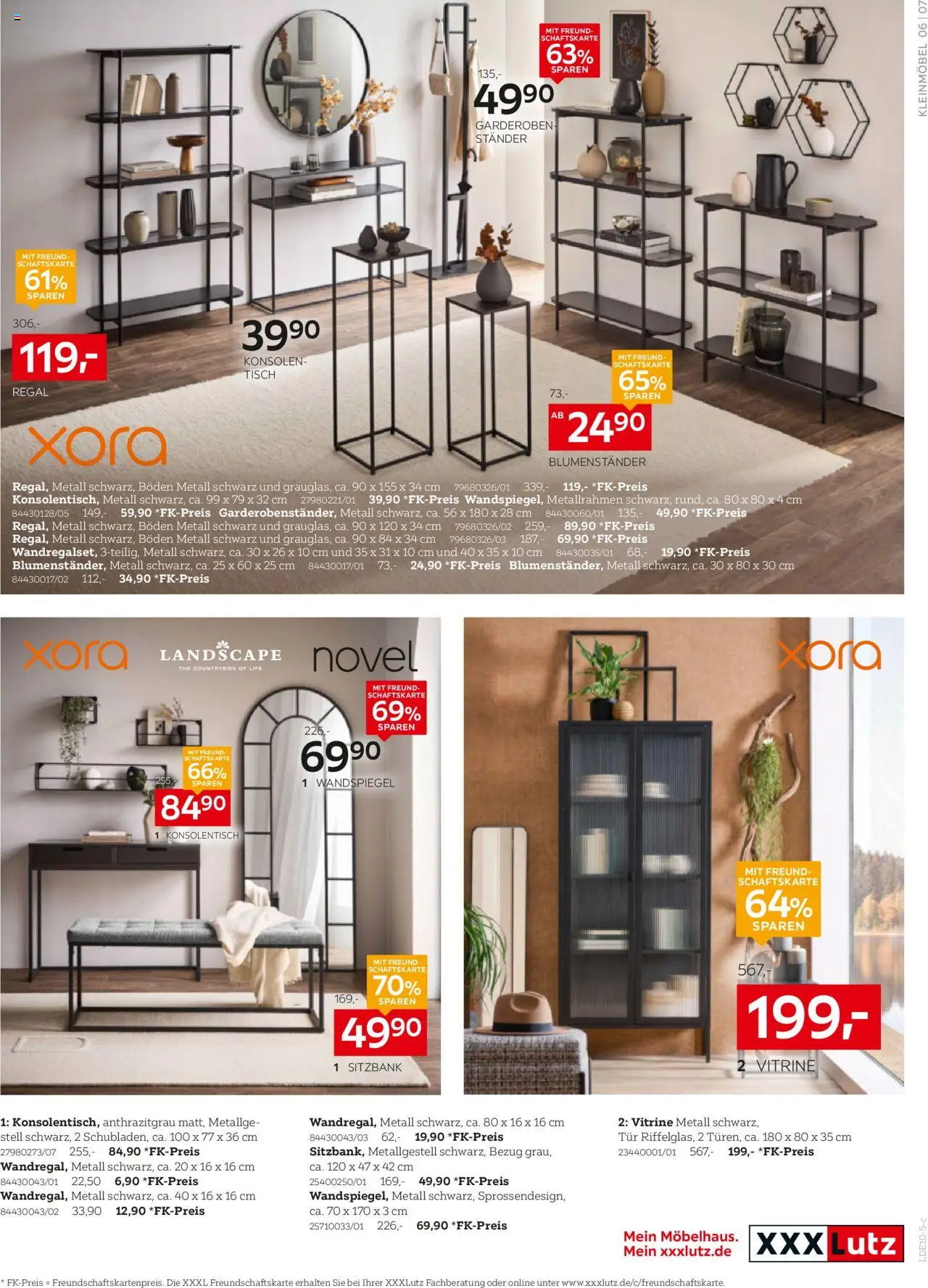 XXXL Lutz Prospekt 	 – gültig ab 12.10.2025 | Seite: 7 | Produkte: Regal, Tisch, Tür, Konsolentisch