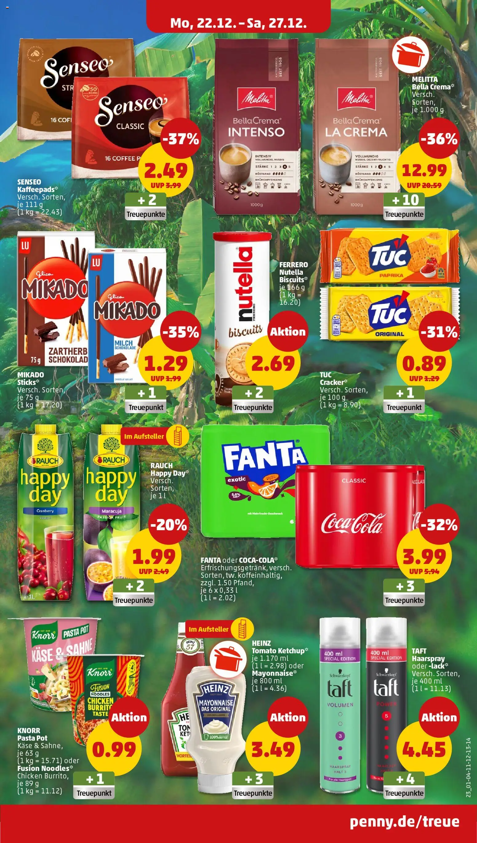 Penny Prospekt 	 – gültig ab 22.12.2025 | Seite: 27 | Produkte: Milch, Käse, Schokolade, Paprika