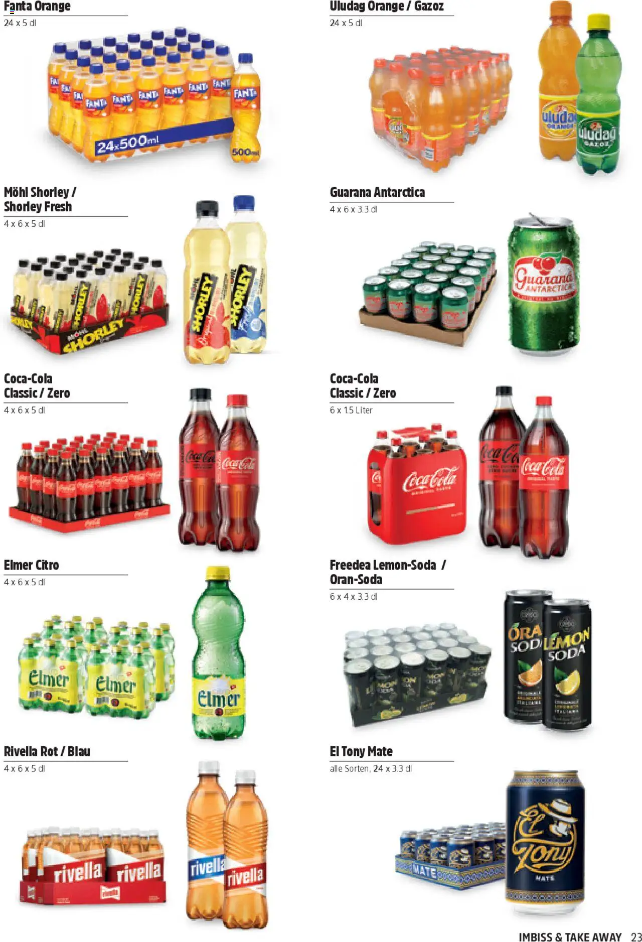 TopCC Aktionen Imbiss & Take Away  ab 06.06.2025 | Seite: 23 | Produkte: Coca Cola, Fanta