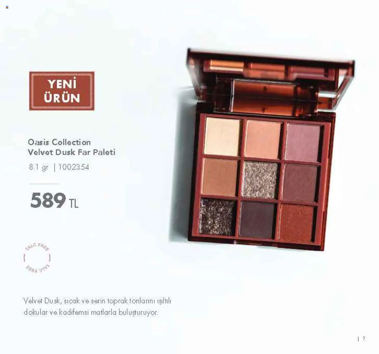 Farmasi Katalog - 01.09.2025 tarihinden itibaren geçerlidir | Sayfa: 7