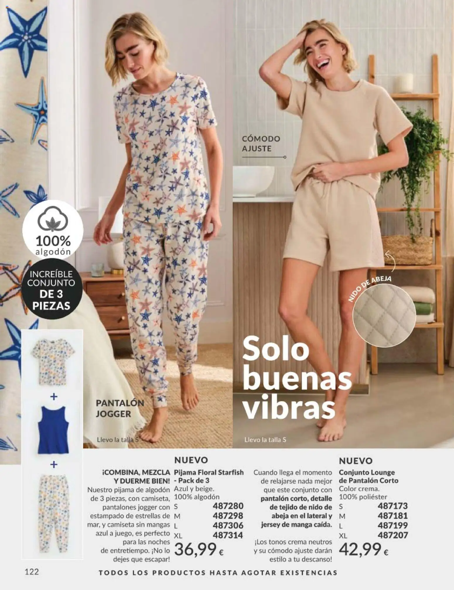Catálogo AVON campaña 5 │ válido desde el 01.05.2026 | Página: 122 | Productos: Camiseta sin mangas, Pantalones, Pijama, Pantalón corto