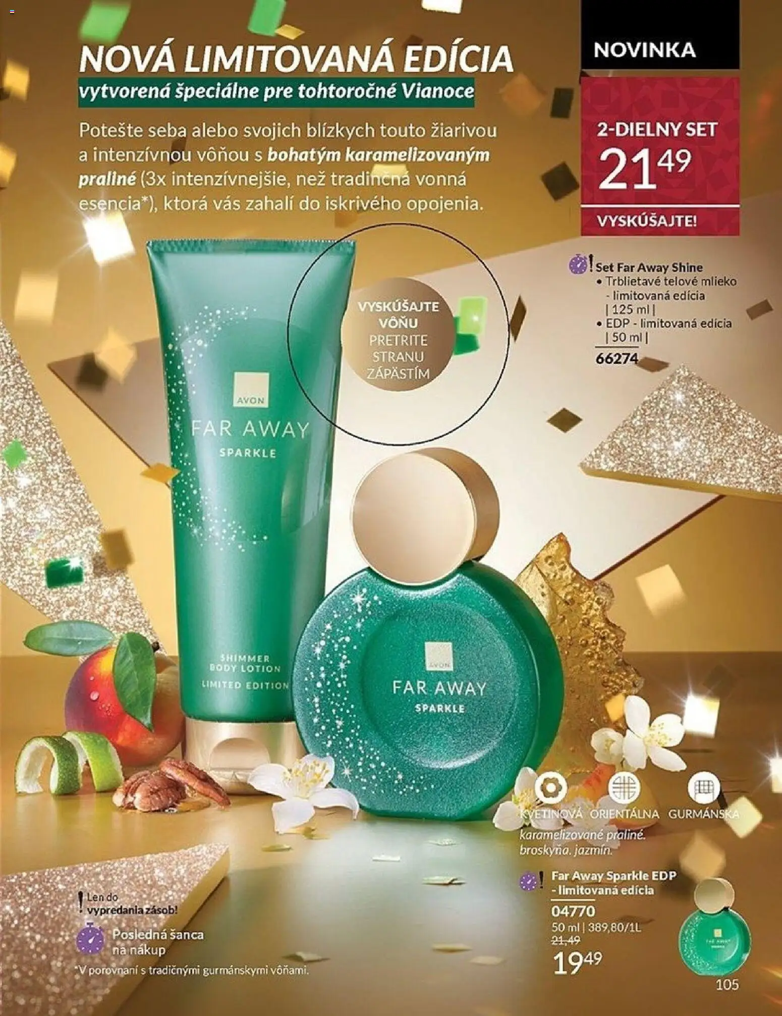 Nové Avon akcie – leták je platný od 01.12.2025 | Strana: 105 | Produkty: Mlieko, Telové mlieko