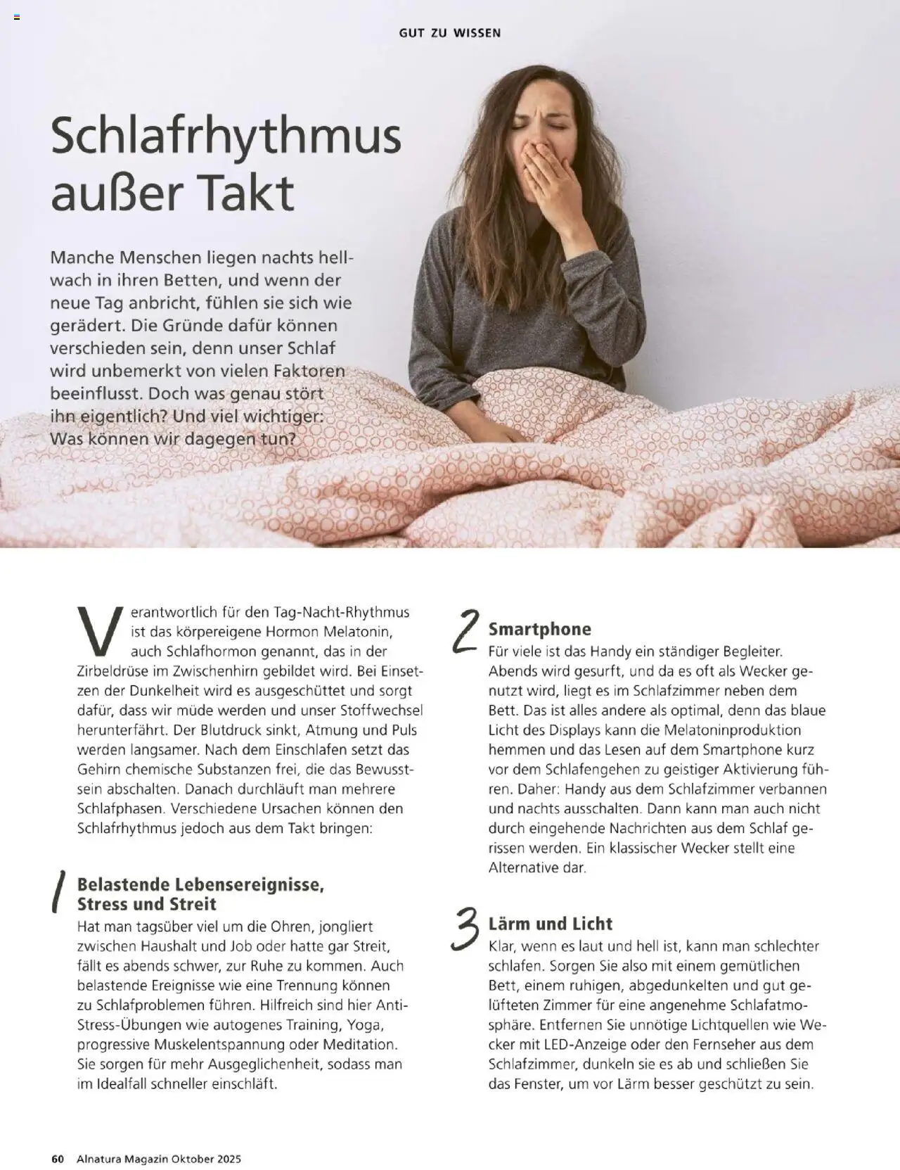 Alnatura Prospekt – gültig ab 01.10.2025 | Seite: 60 | Produkte: Smartphone, Fernseher, Wecker