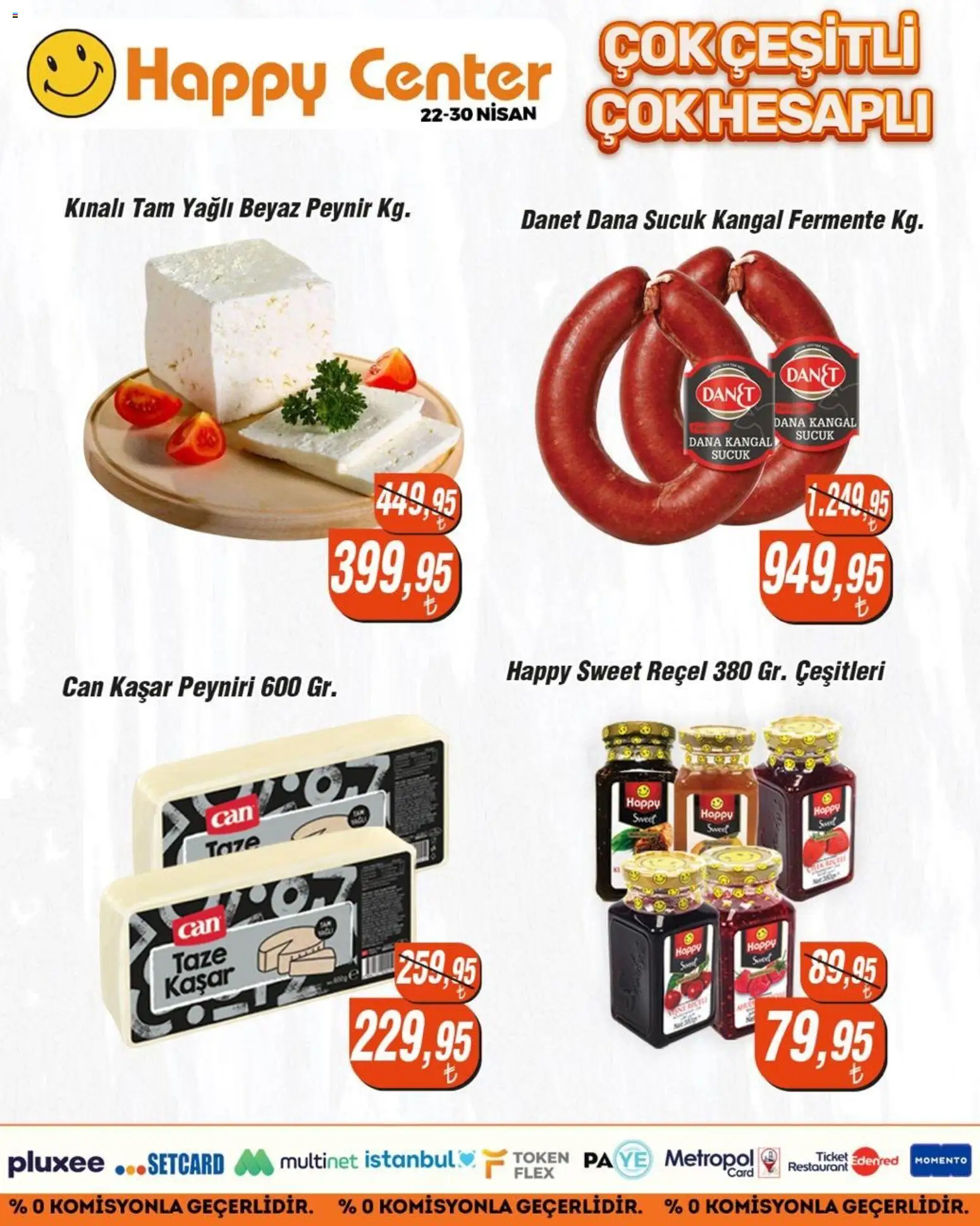 Happy Center Katalog - 22.04.2026 tarihinden itibaren geçerlidir | Sayfa: 8 | Ürünler: Peynir, Sucuk