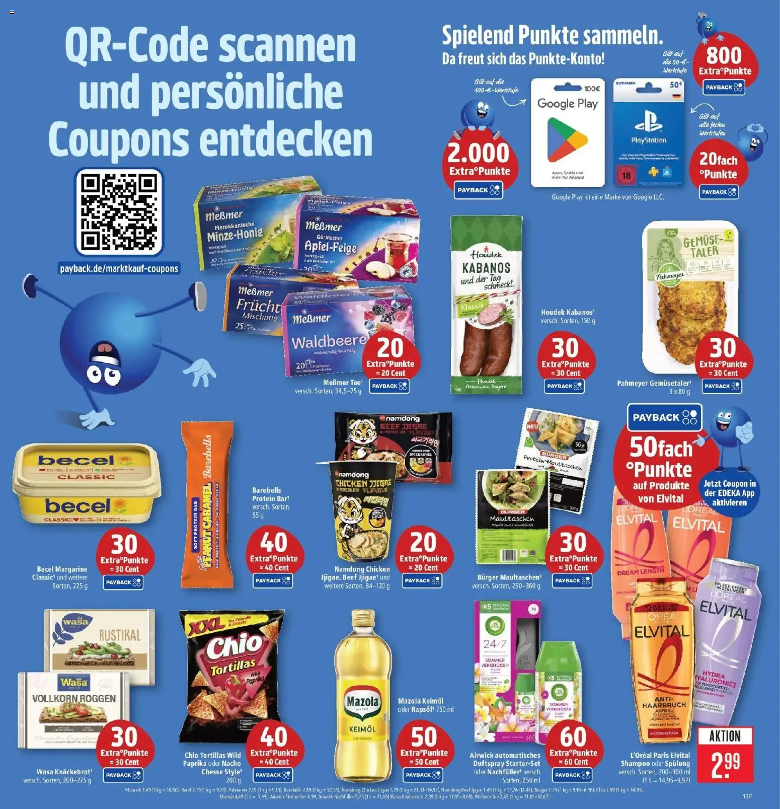 Marktkauf Prospekt Ostfildern	 – gültig ab 13.04.2026 | Seite: 15 | Produkte: Margarine, Messmer, Spülung, Chio tortillas