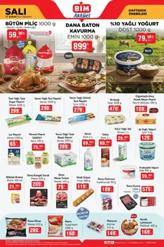 17.02.2026 tarihinden itibaren geçerli olan BİM kataloğu önizlemesi | Sayfa: 3 | Ürünler: Döner, Krema, Kıyma, Sucuk