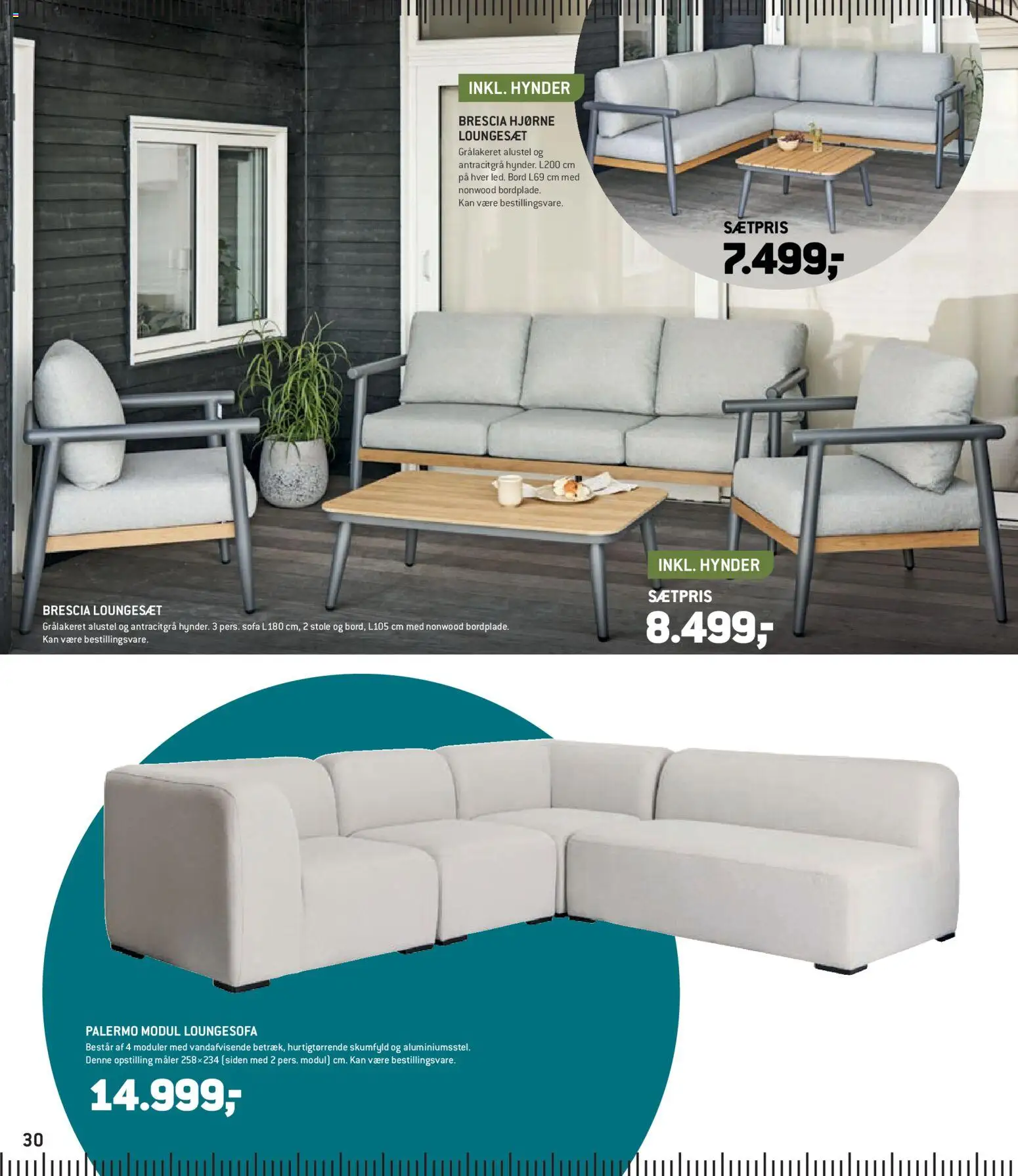 XL-BYG tilbudsavis – gyldig fra 27.03.2026 | Side: 30 | Produkter: Sofa, Bord, Loungesæt